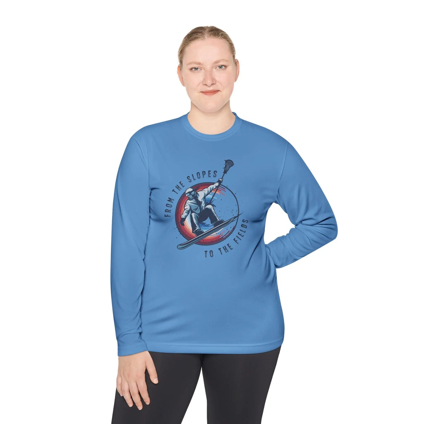 Men's Snowboarding Lax Lightweight Long Sleeve Tee Printify