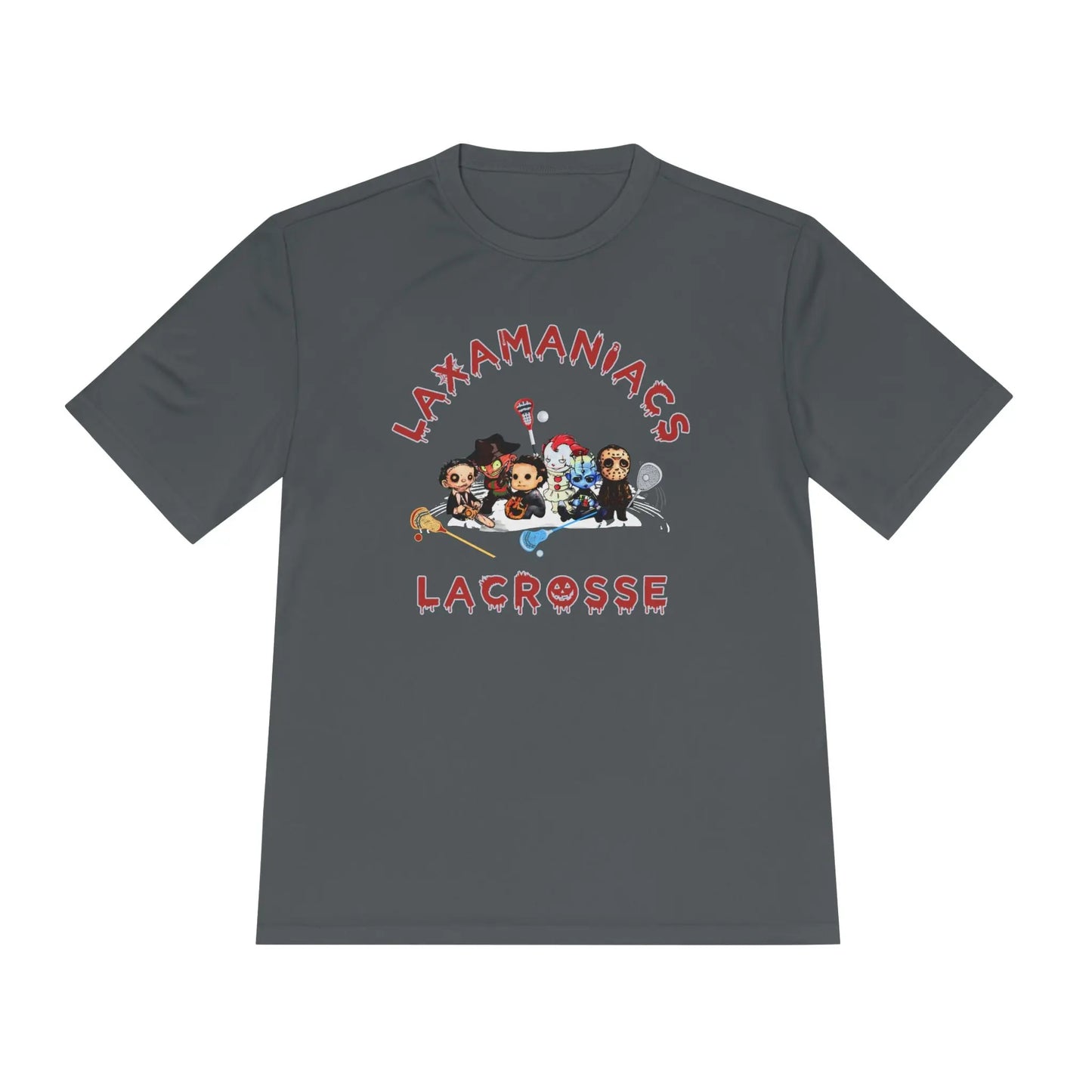 Halloween Lacrosse Club Unisex Moisture Wicking Tee Printify