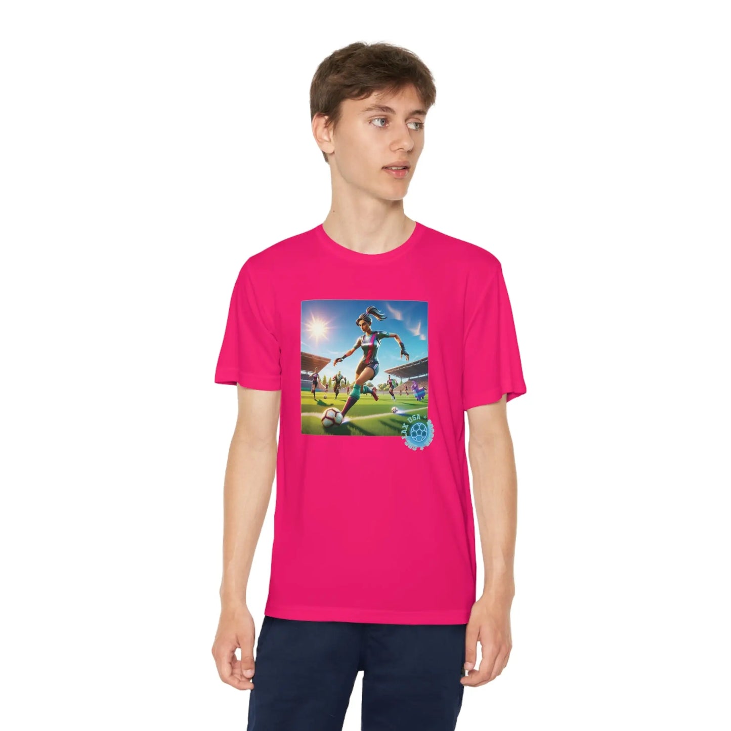 Soccer Gamer Youth Competitor Tee Printify