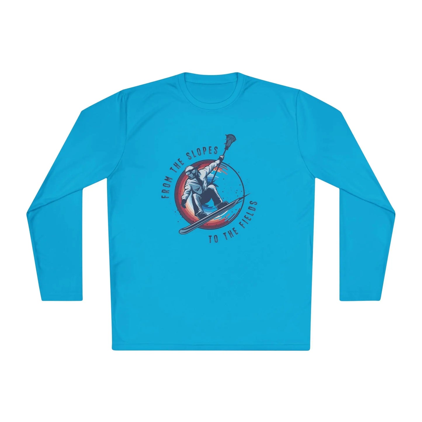 Men's Snowboarding Lax Lightweight Long Sleeve Tee Printify