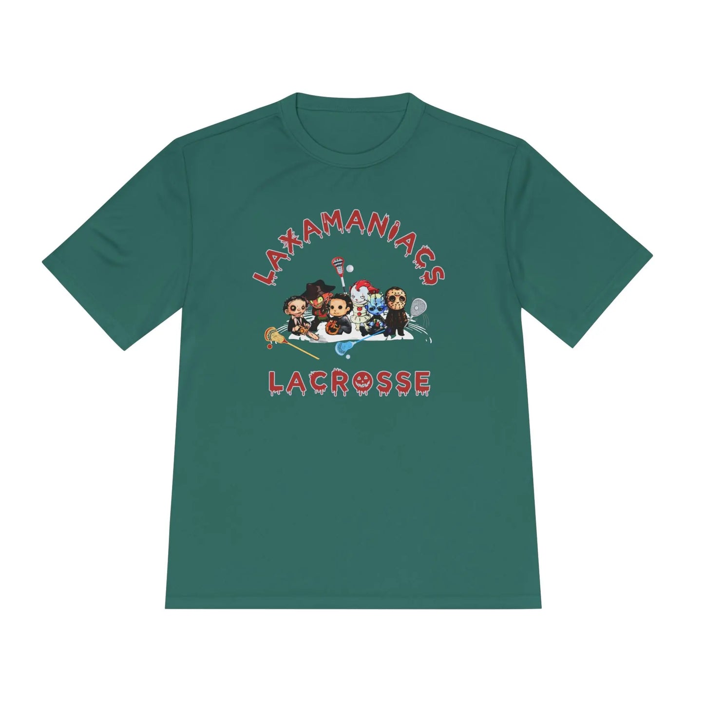 Halloween Lacrosse Club Unisex Moisture Wicking Tee Printify