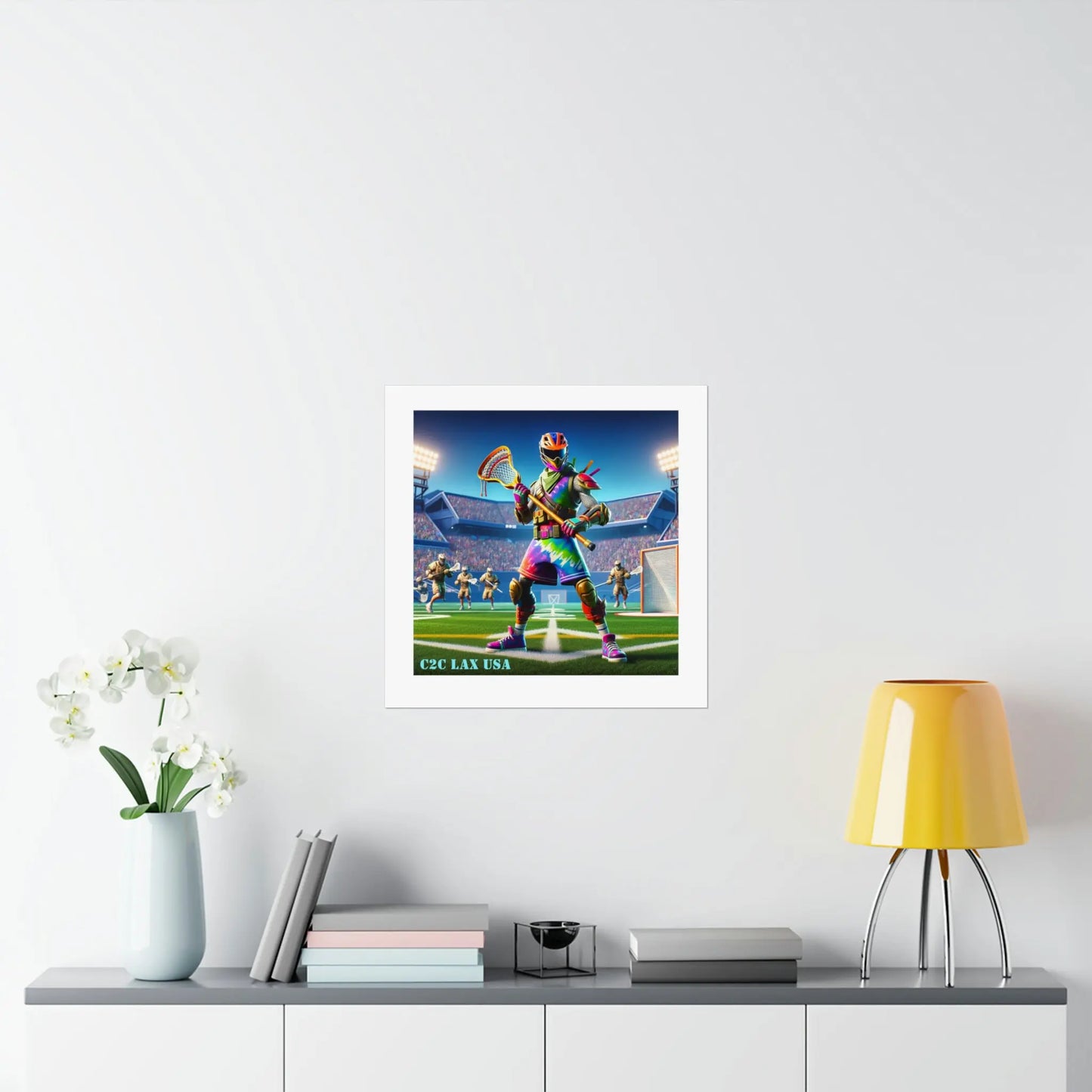 LAX GAMER Matte Vertical Posters Printify
