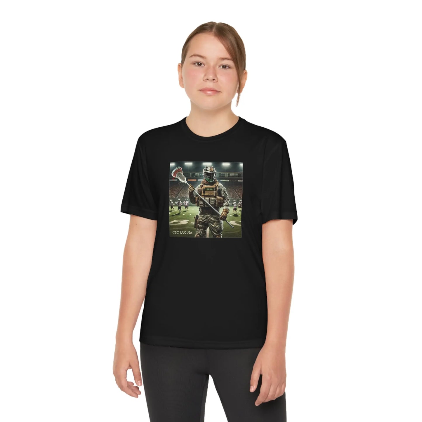 Army Gamer Youth Moisture Wicking Tee Printify
