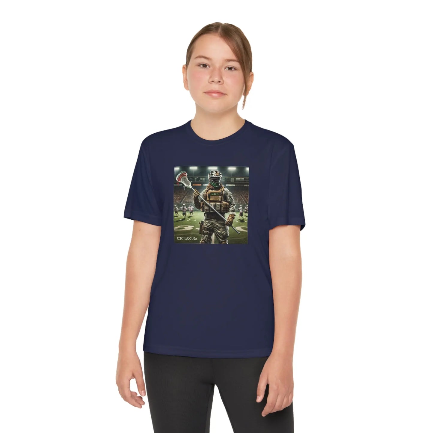 Army Gamer Youth Moisture Wicking Tee Printify