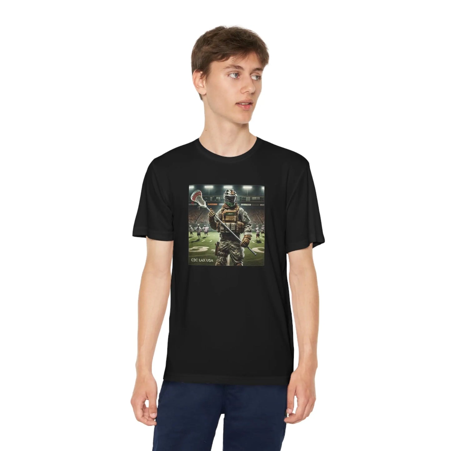 Army Gamer Youth Moisture Wicking Tee Printify