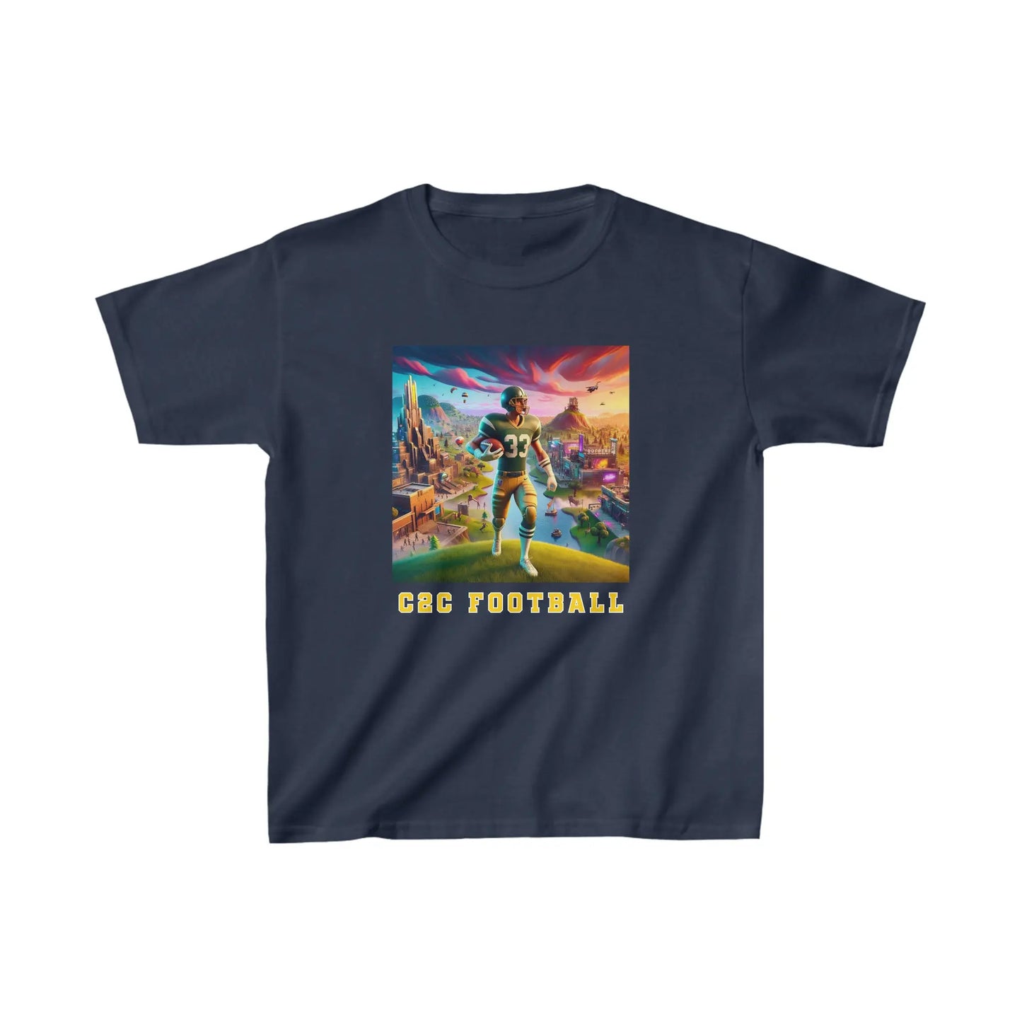Football Kids Heavy Cotton™ Tee Printify