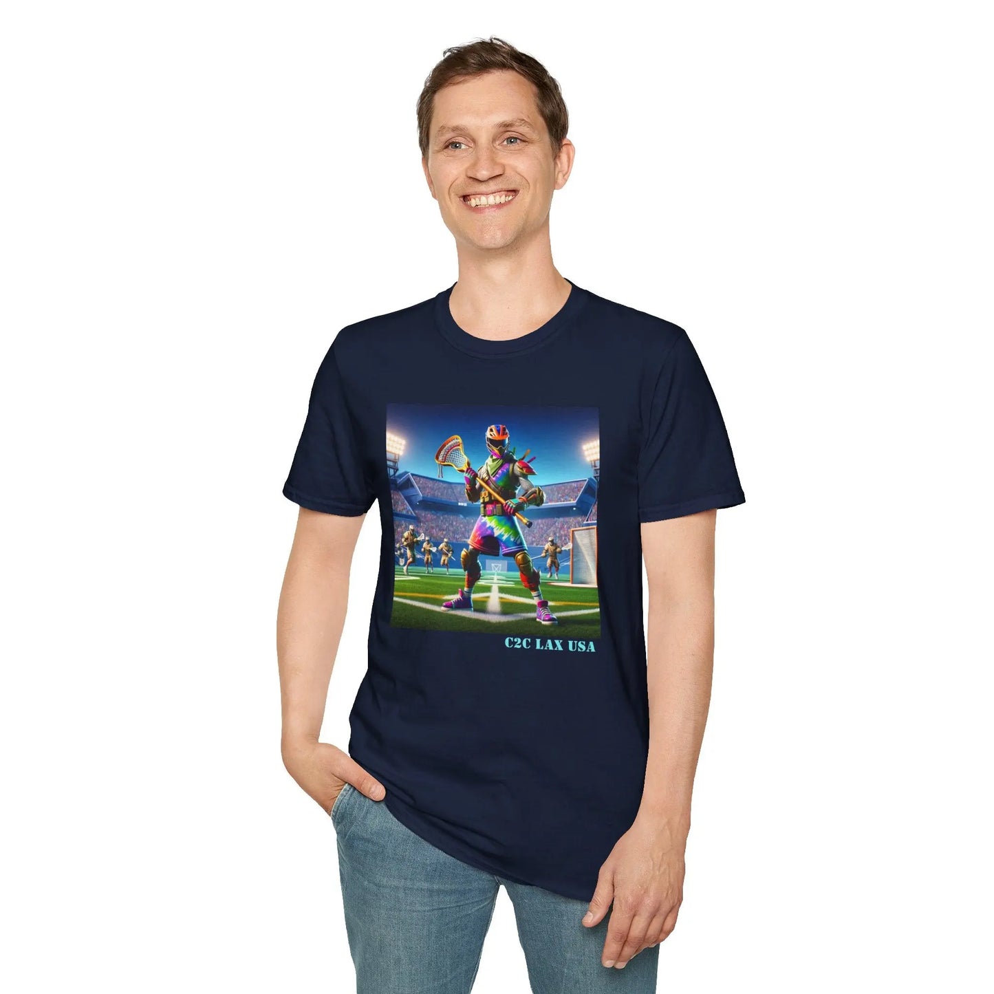 Gamer Lax Cotton Unisex Softstyle T-Shirt Printify