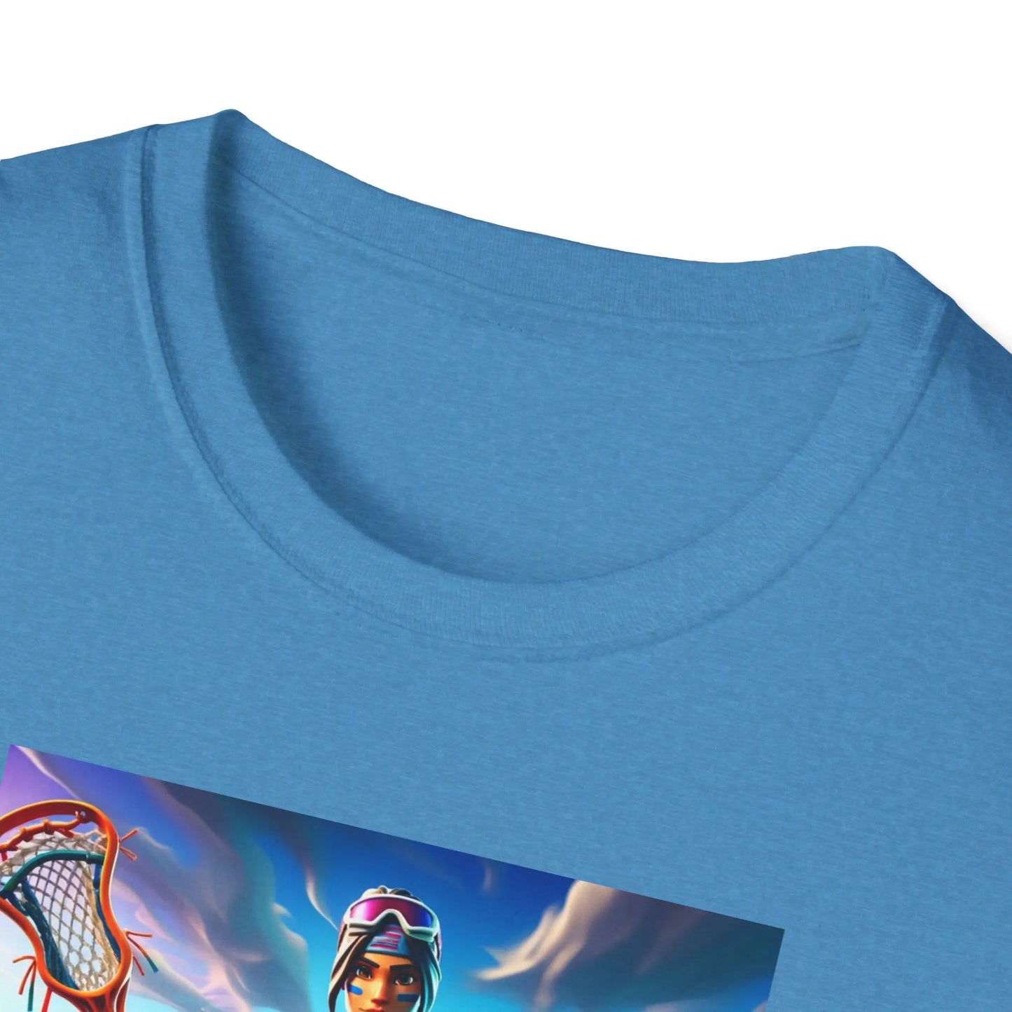 Gamer Girl Lax Cotton Unisex Softstyle T-Shirt Printify