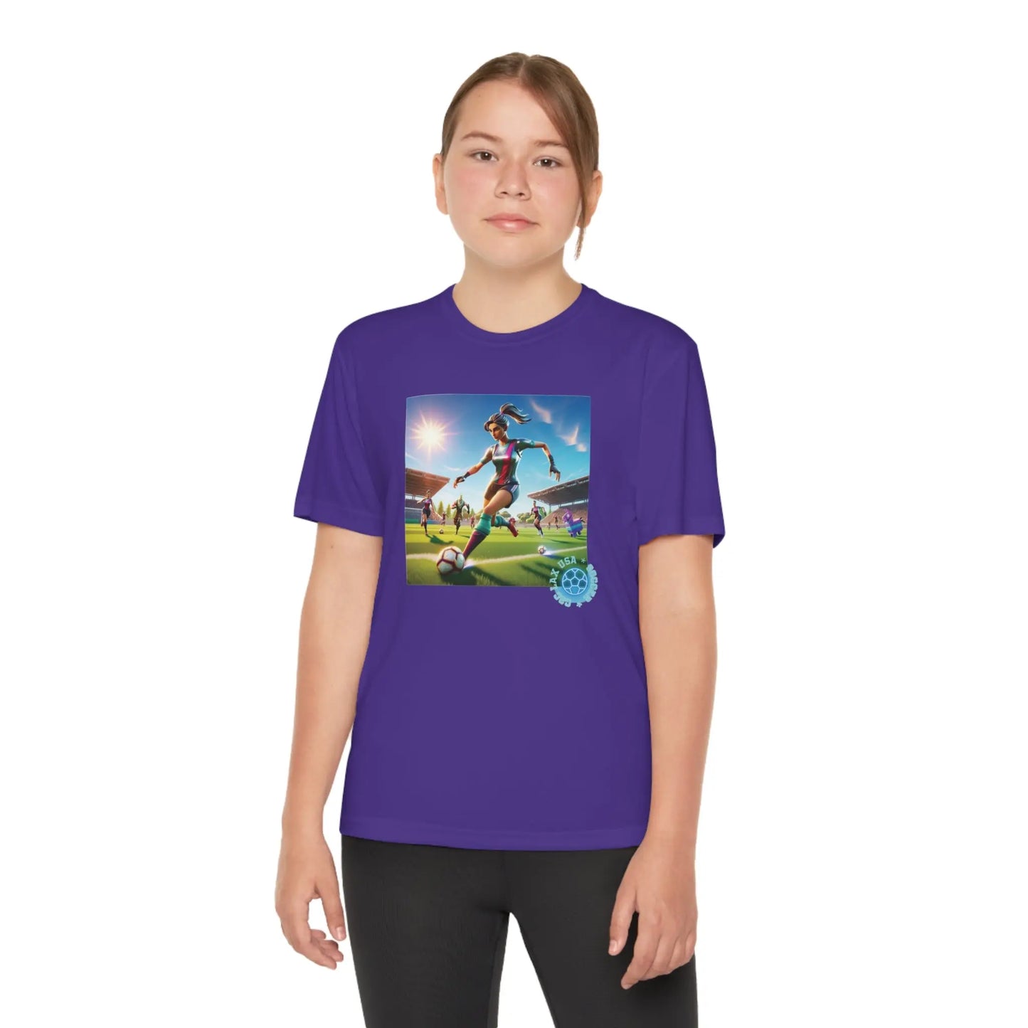 Soccer Gamer Youth Competitor Tee Printify