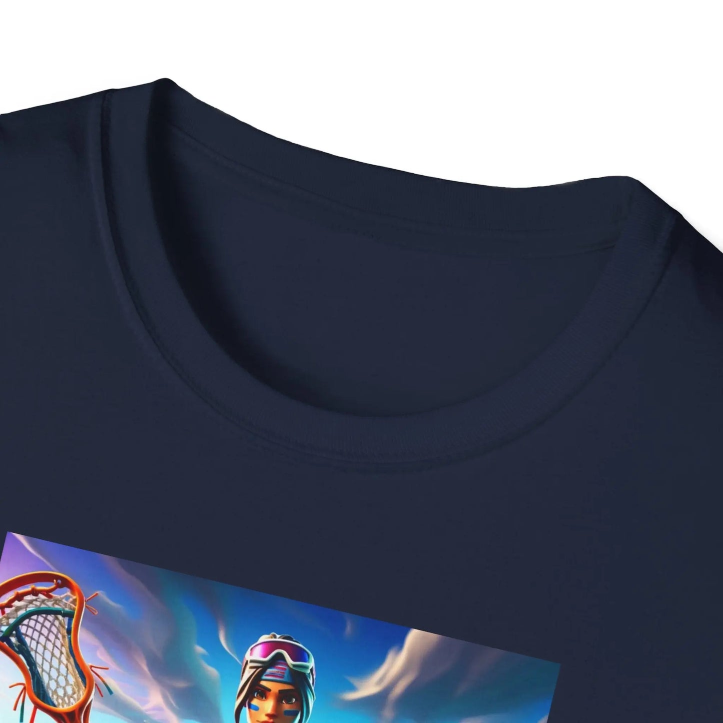 Gamer Girl Lax Cotton Unisex Softstyle T-Shirt Printify
