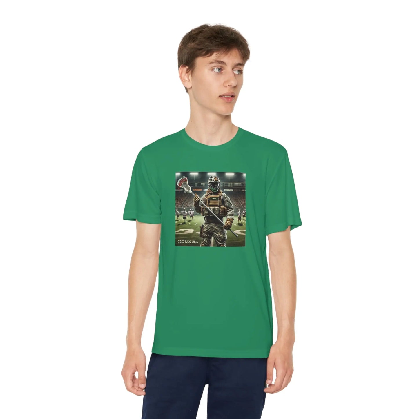Army Gamer Youth Moisture Wicking Tee Printify