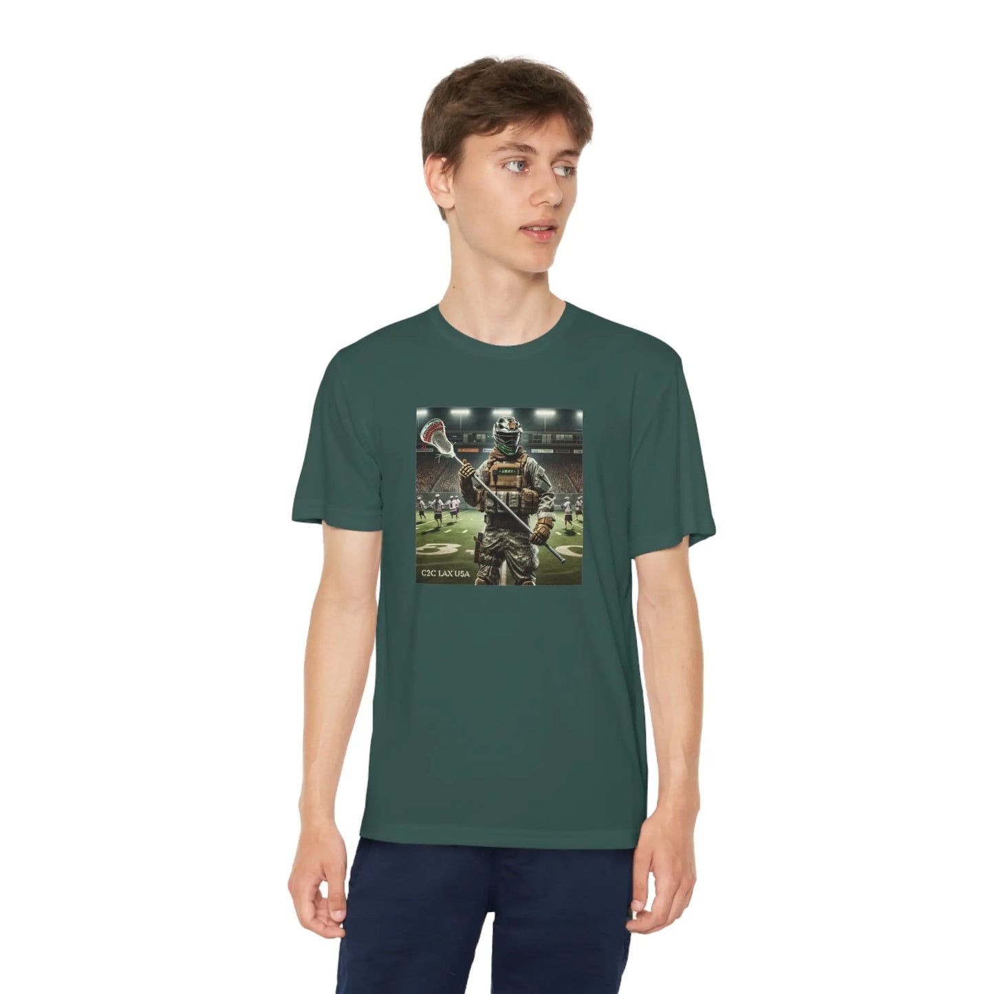 Army Gamer Youth Moisture Wicking Tee Printify