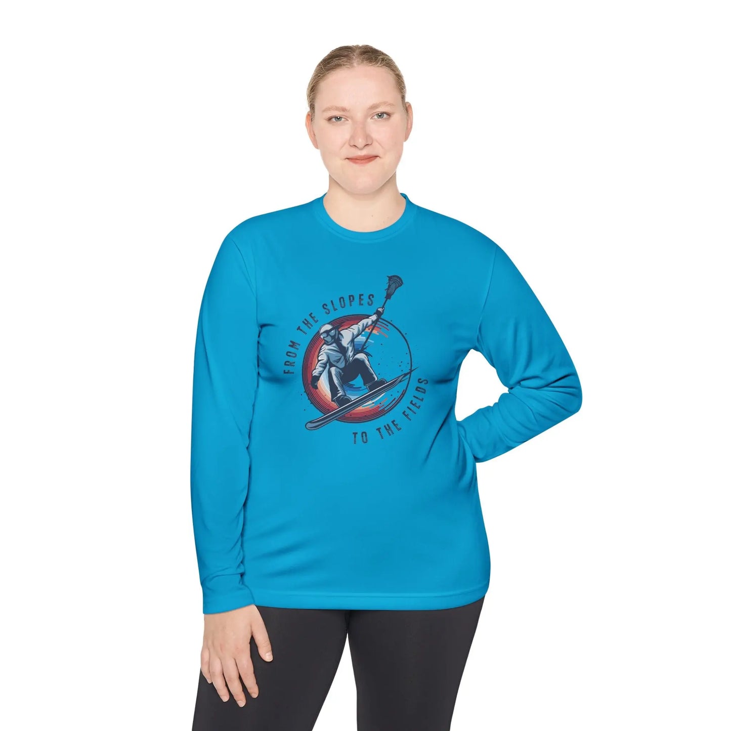 Men's Snowboarding Lax Lightweight Long Sleeve Tee Printify