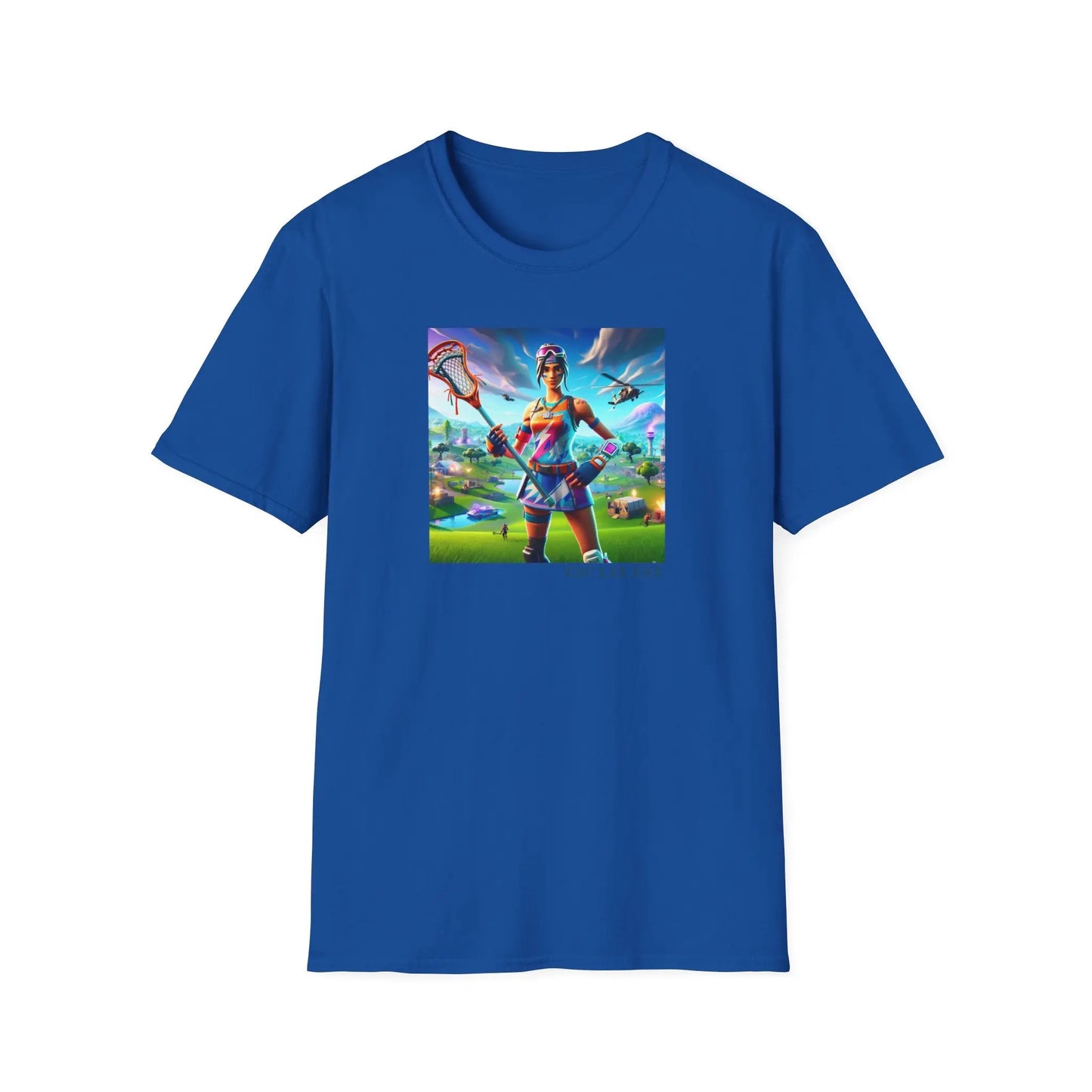 Gamer Girl Lax Cotton Unisex Softstyle T-Shirt Printify