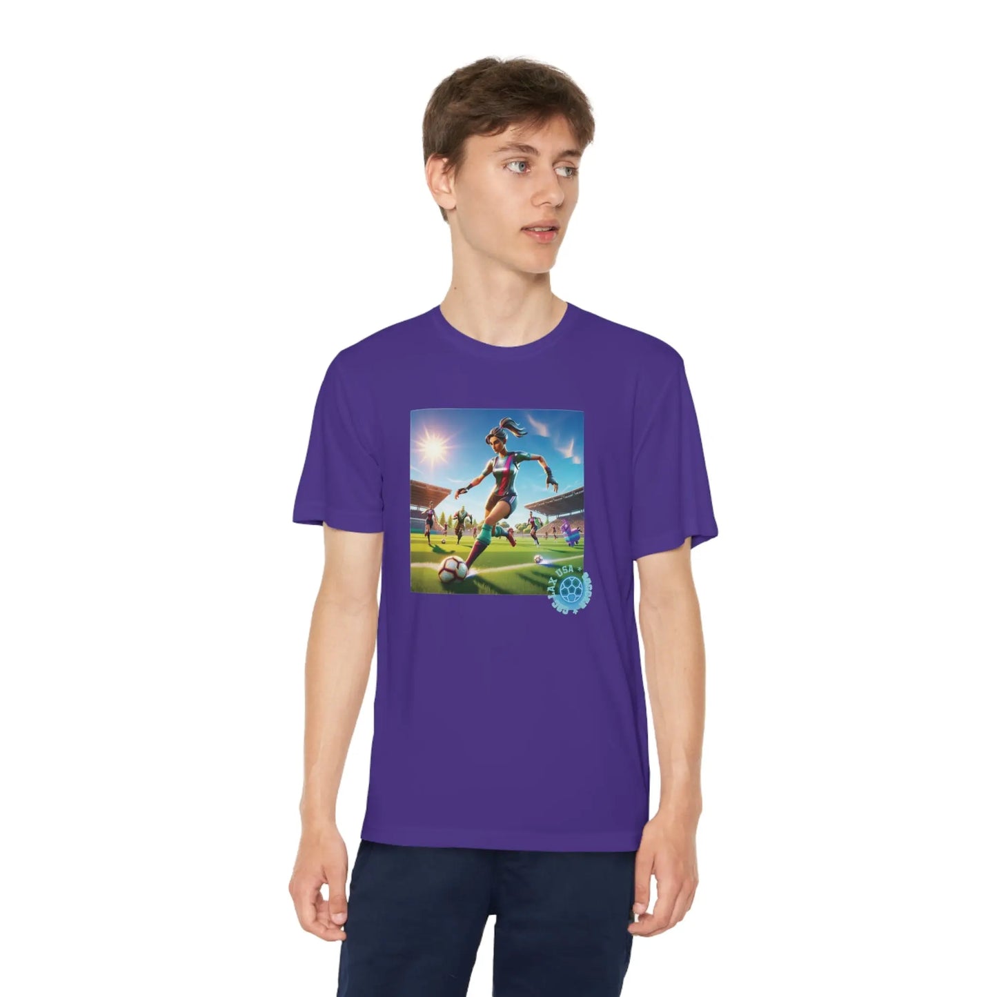 Soccer Gamer Youth Competitor Tee Printify