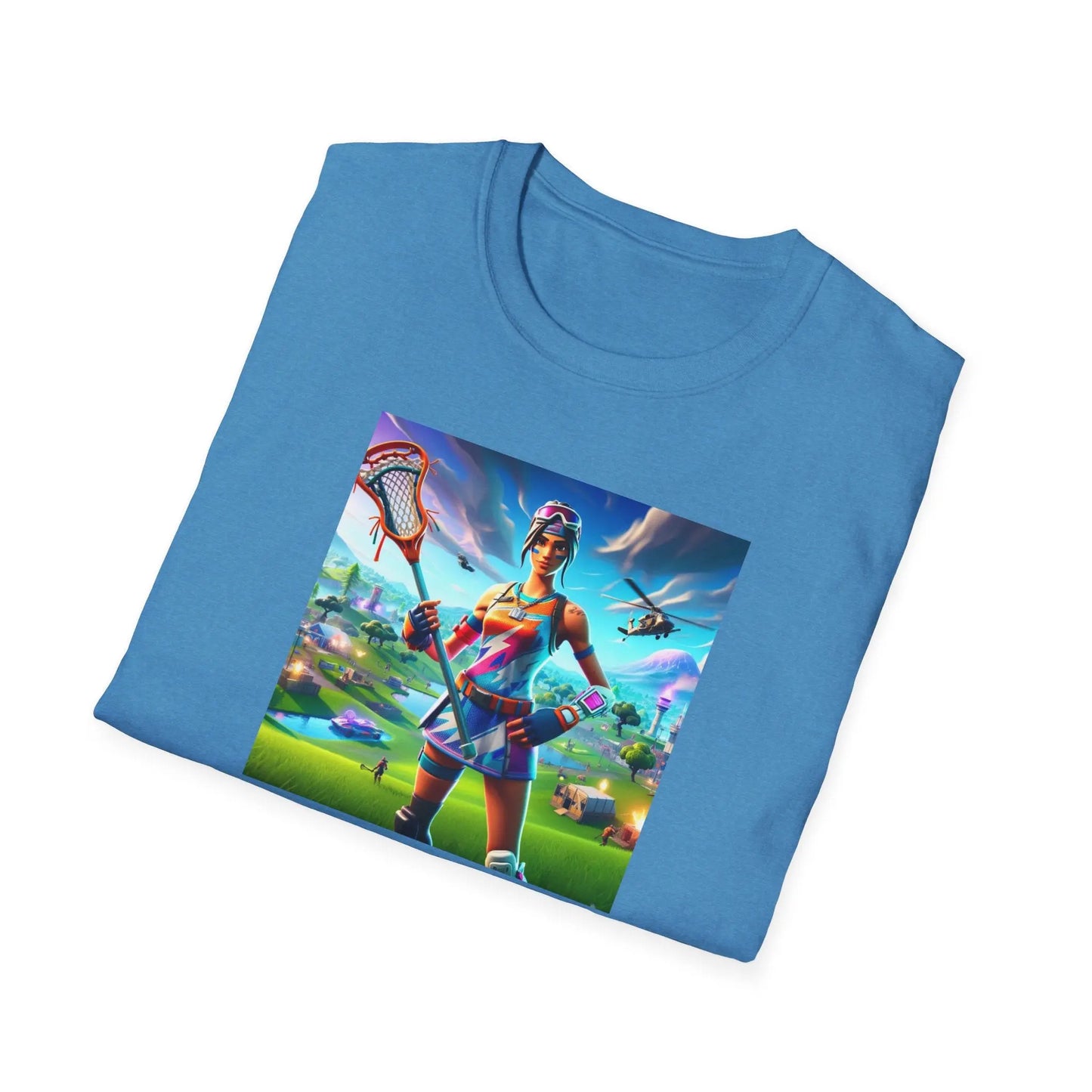 Gamer Girl Lax Cotton Unisex Softstyle T-Shirt Printify