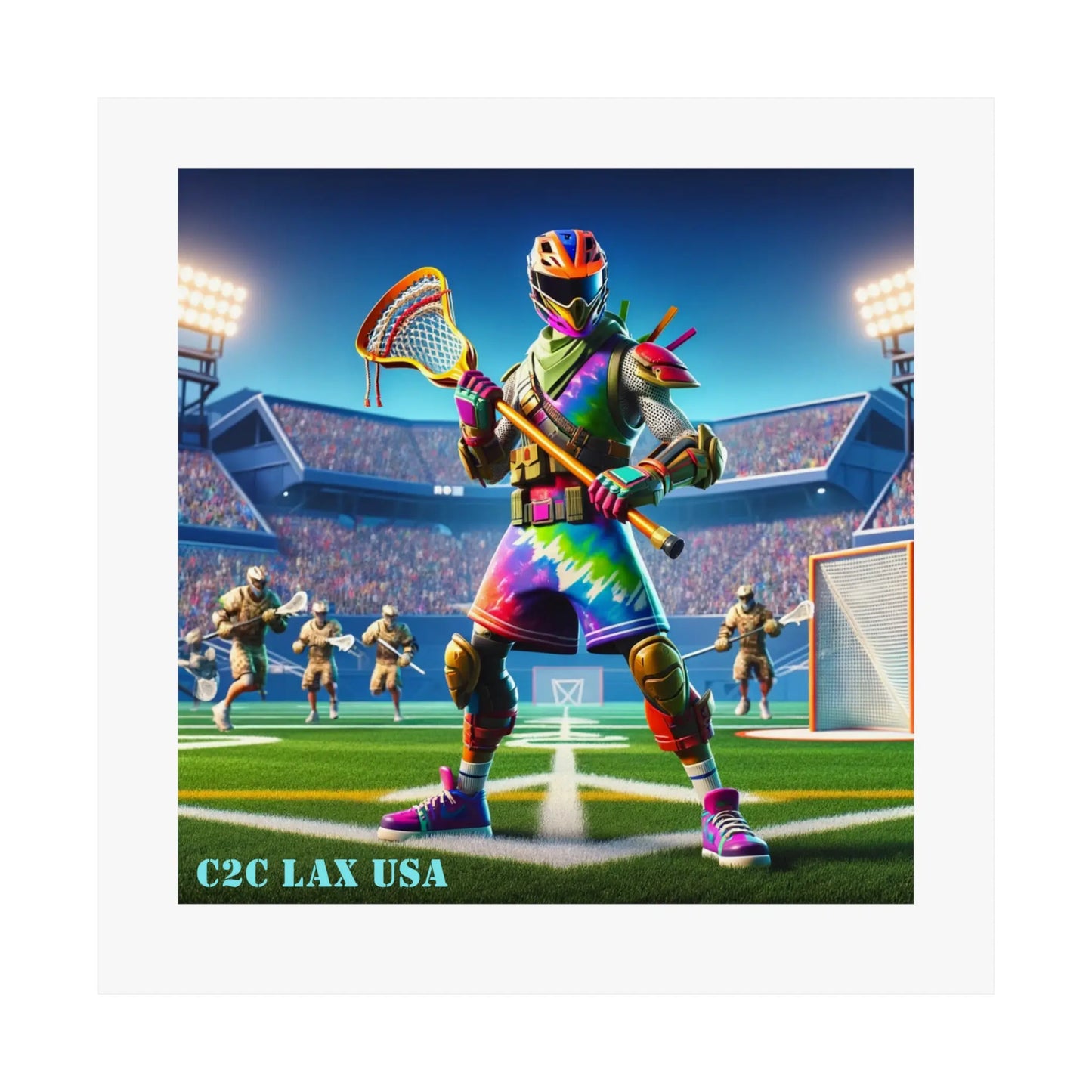 LAX GAMER Matte Vertical Posters Printify