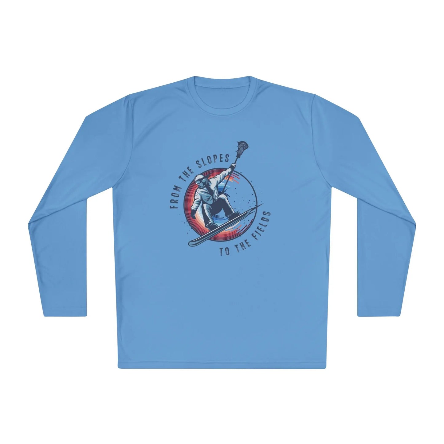 Men's Snowboarding Lax Lightweight Long Sleeve Tee Printify