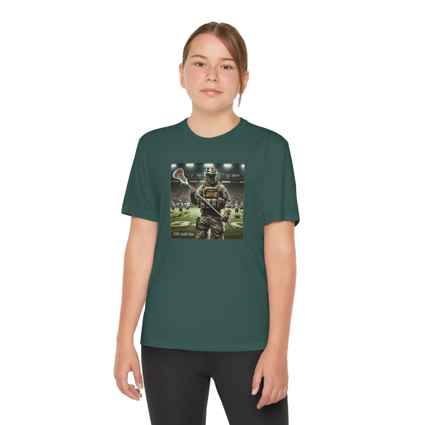 Army Gamer Youth Moisture Wicking Tee Printify