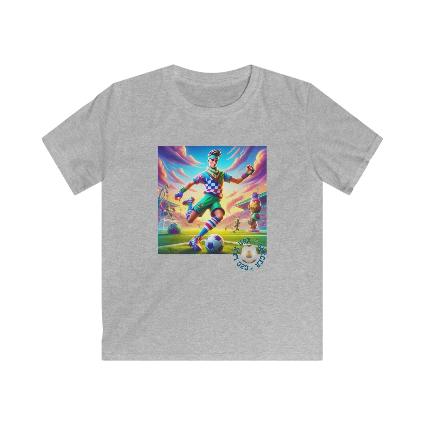 Gamer Soccer Dude Tee Printify