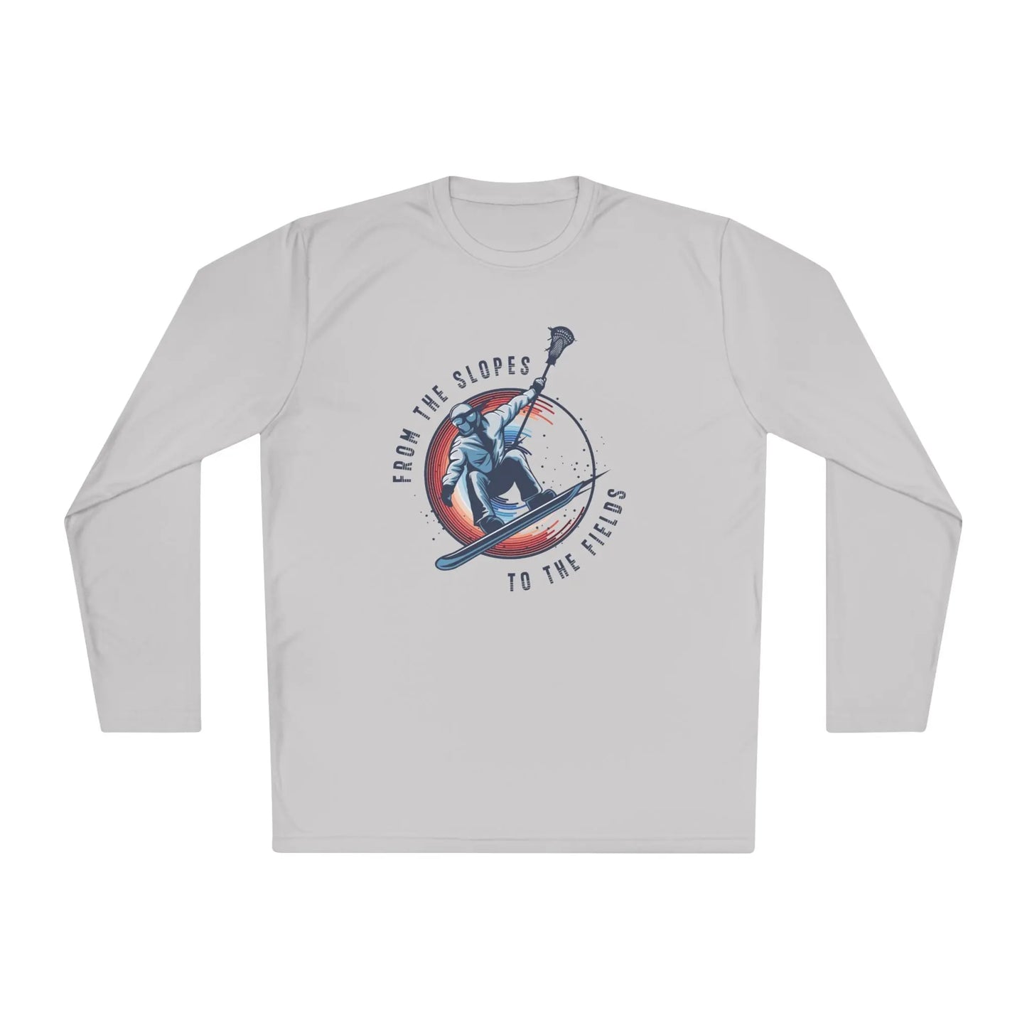 Men's Snowboarding Lax Lightweight Long Sleeve Tee Printify