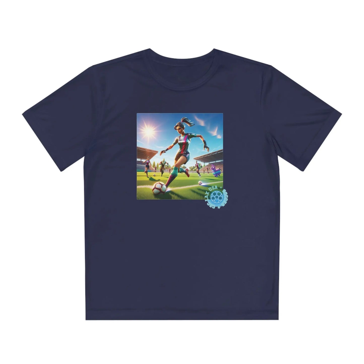 Soccer Gamer Youth Competitor Tee Printify