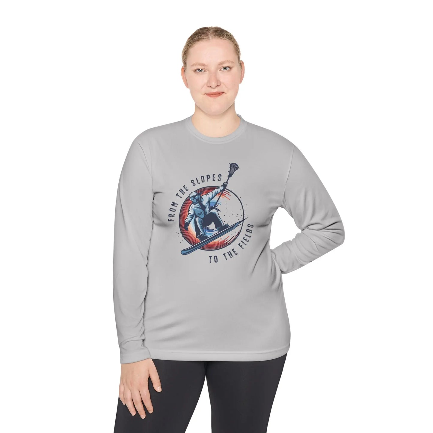 Men's Snowboarding Lax Lightweight Long Sleeve Tee Printify