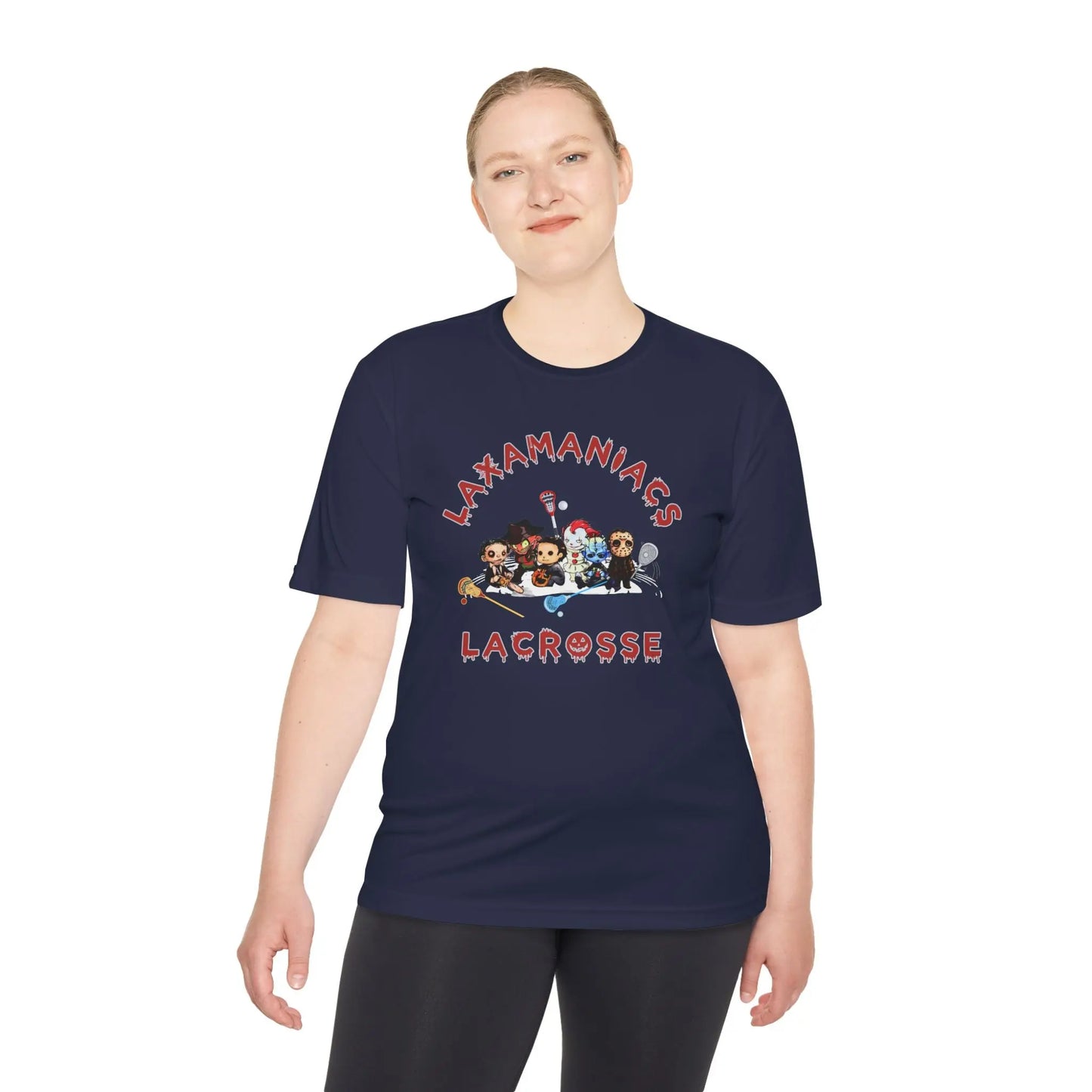 Halloween Lacrosse Club Unisex Moisture Wicking Tee Printify