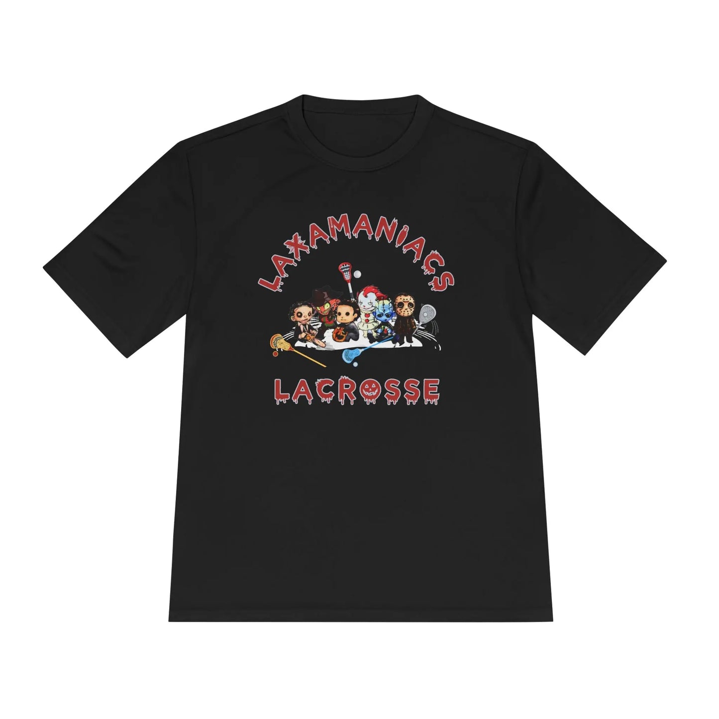 Halloween Lacrosse Club Unisex Moisture Wicking Tee Printify