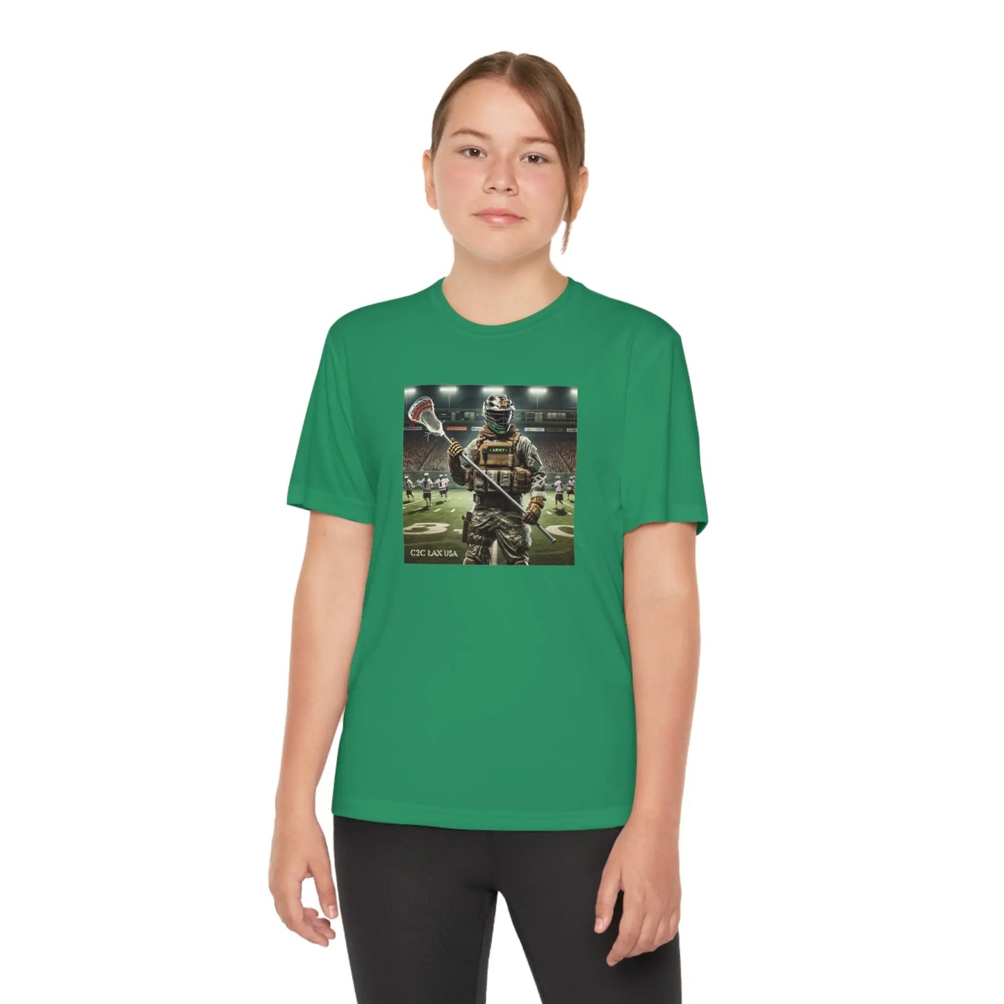 Army Gamer Youth Moisture Wicking Tee Printify