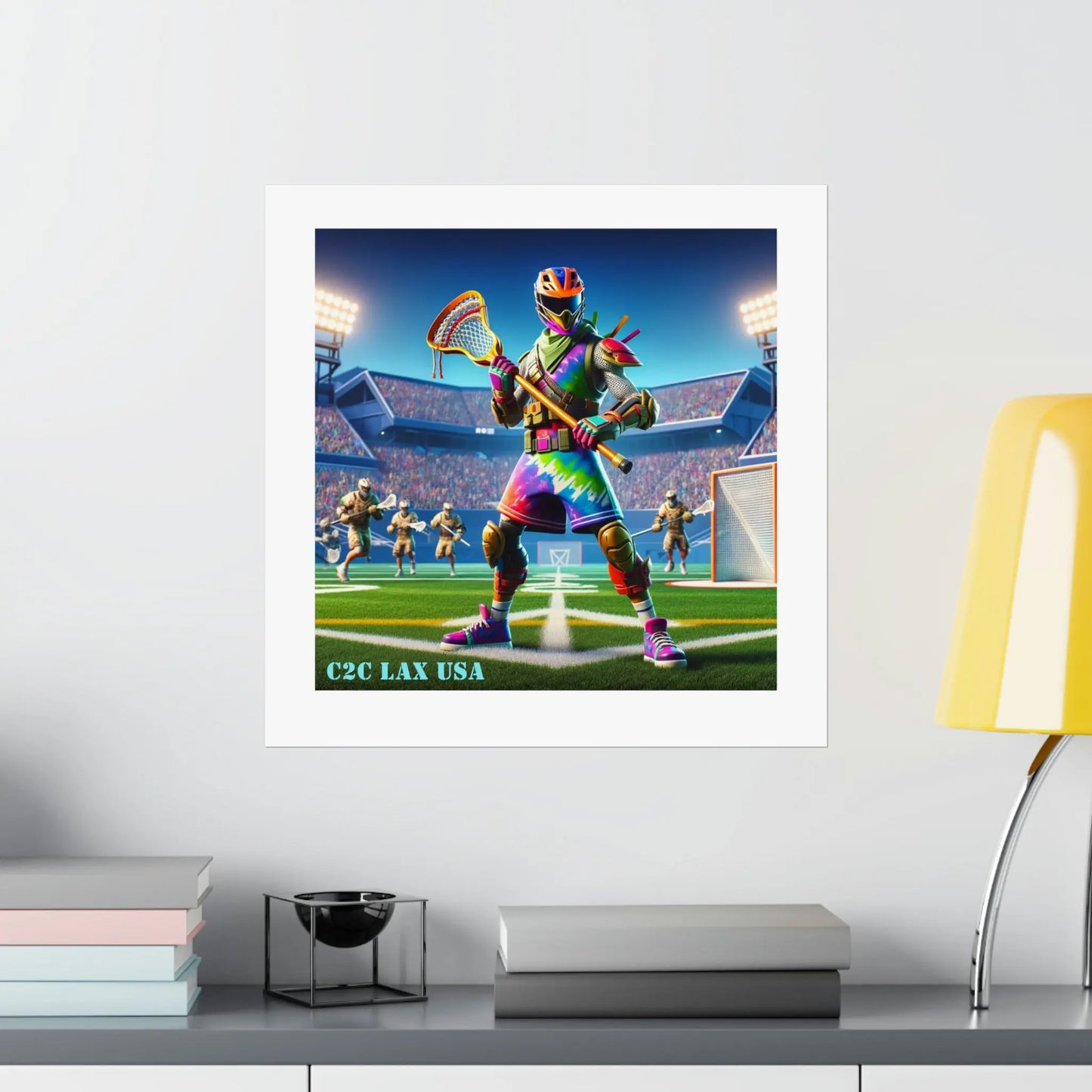 LAX GAMER Matte Vertical Posters Printify