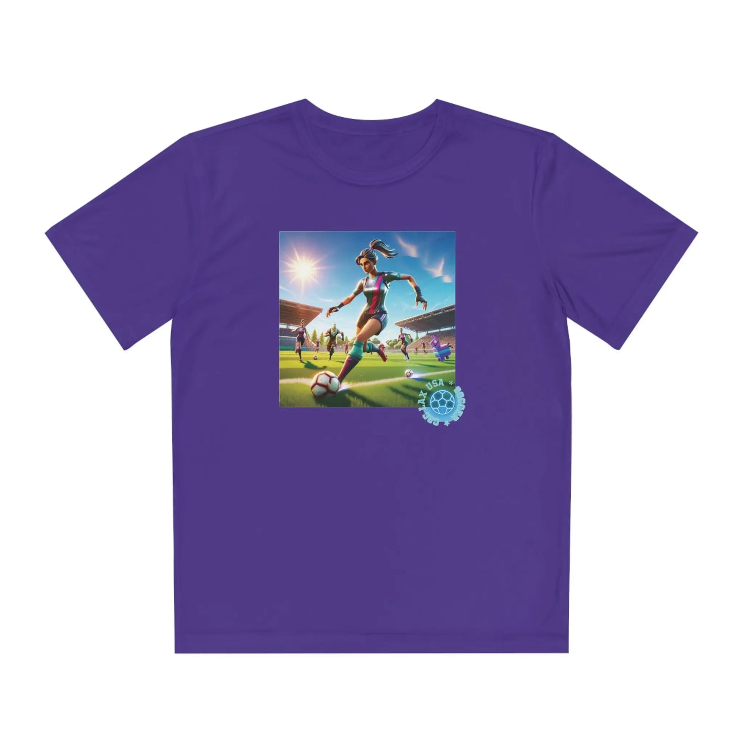 Soccer Gamer Youth Competitor Tee Printify