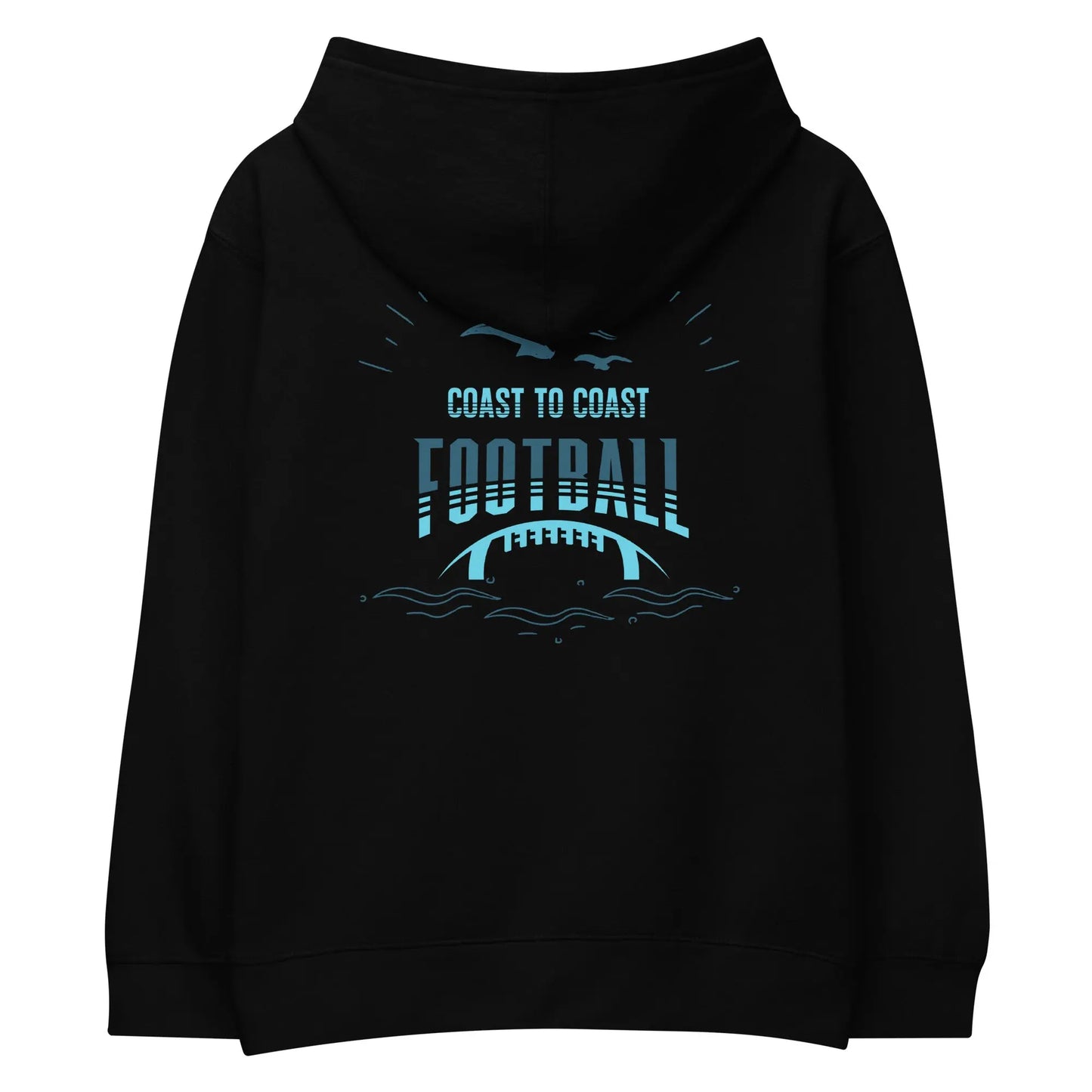 Kids C2C Football fleece hoodie Coast 2 Coast Lax USA
