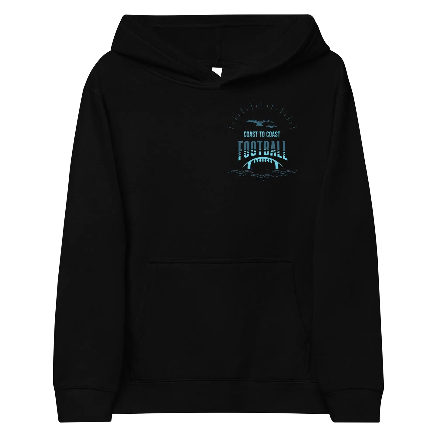 Kids C2C Football fleece hoodie Coast 2 Coast Lax USA