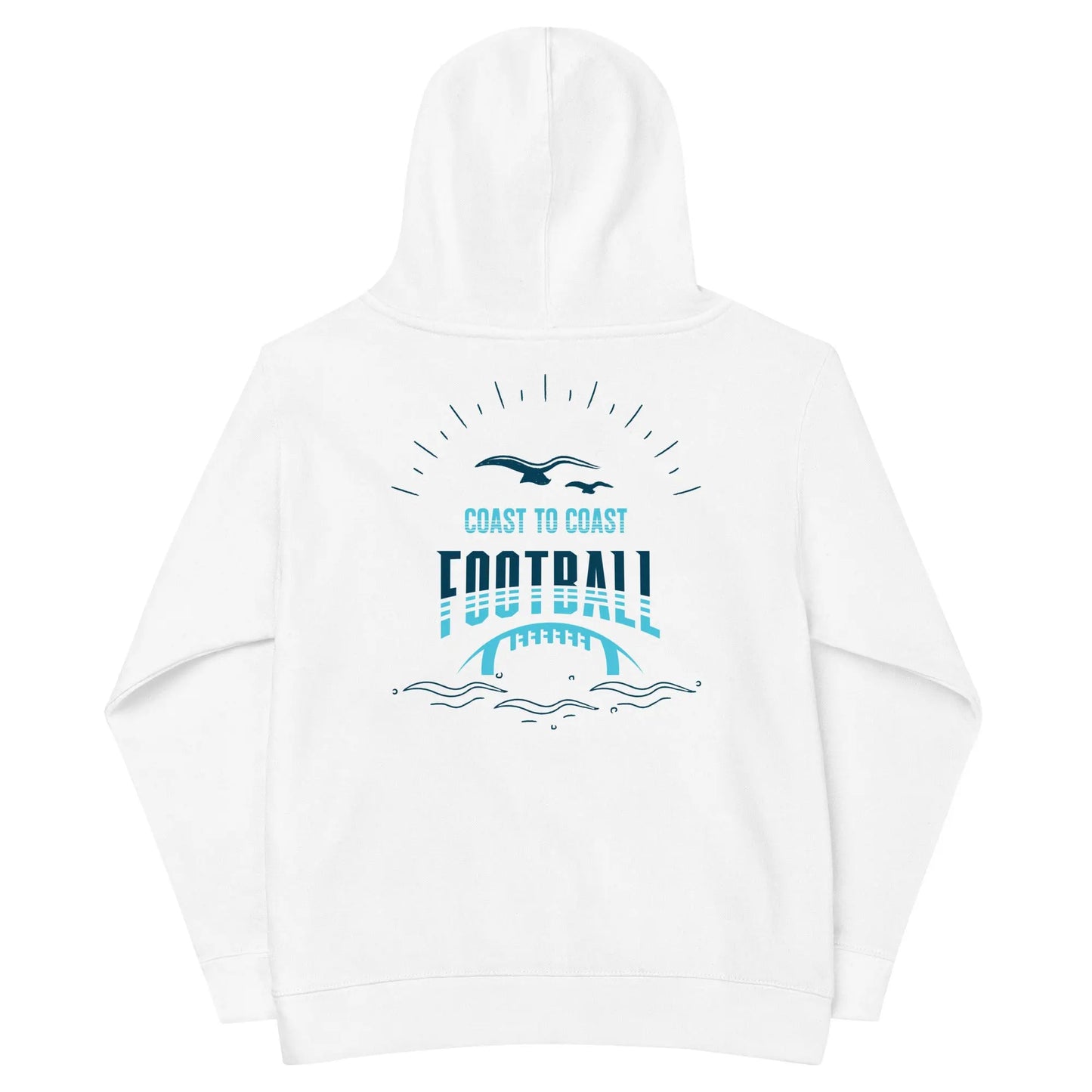 Kids C2C Football fleece hoodie Coast 2 Coast Lax USA