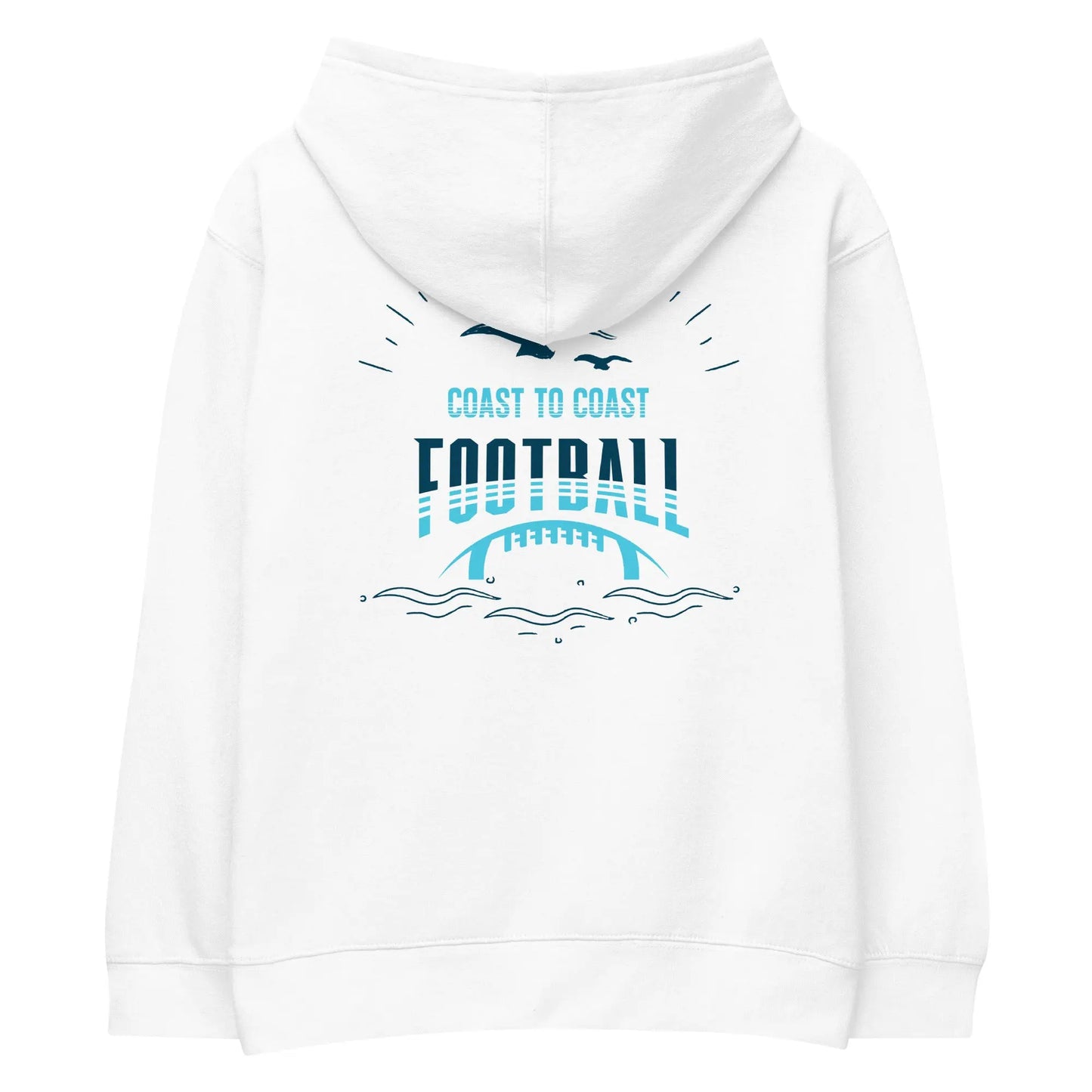 Kids C2C Football fleece hoodie Coast 2 Coast Lax USA