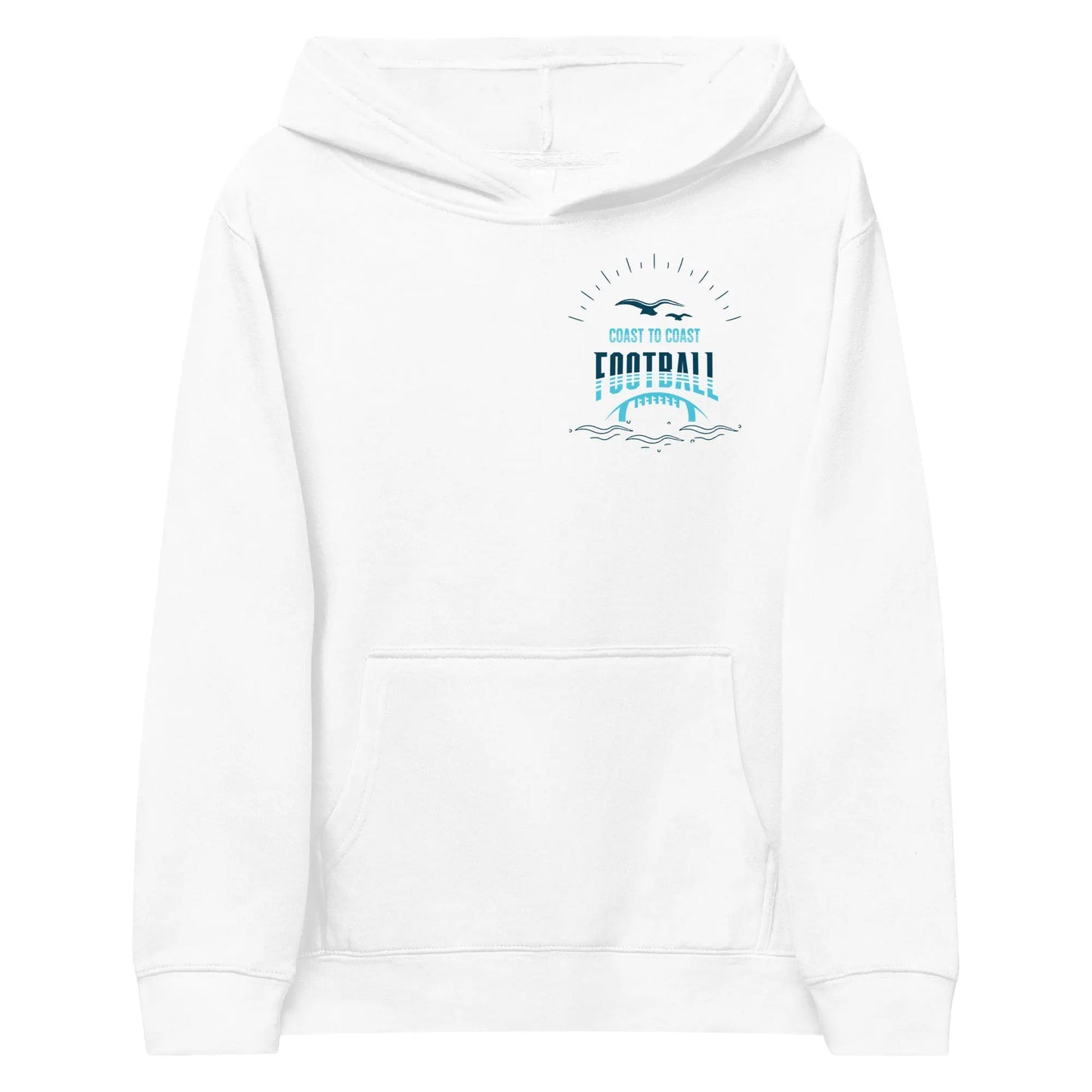 Kids C2C Football fleece hoodie Coast 2 Coast Lax USA