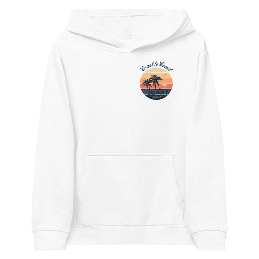 SoftBall Kids fleece hoodie Coast 2 Coast Lax USA