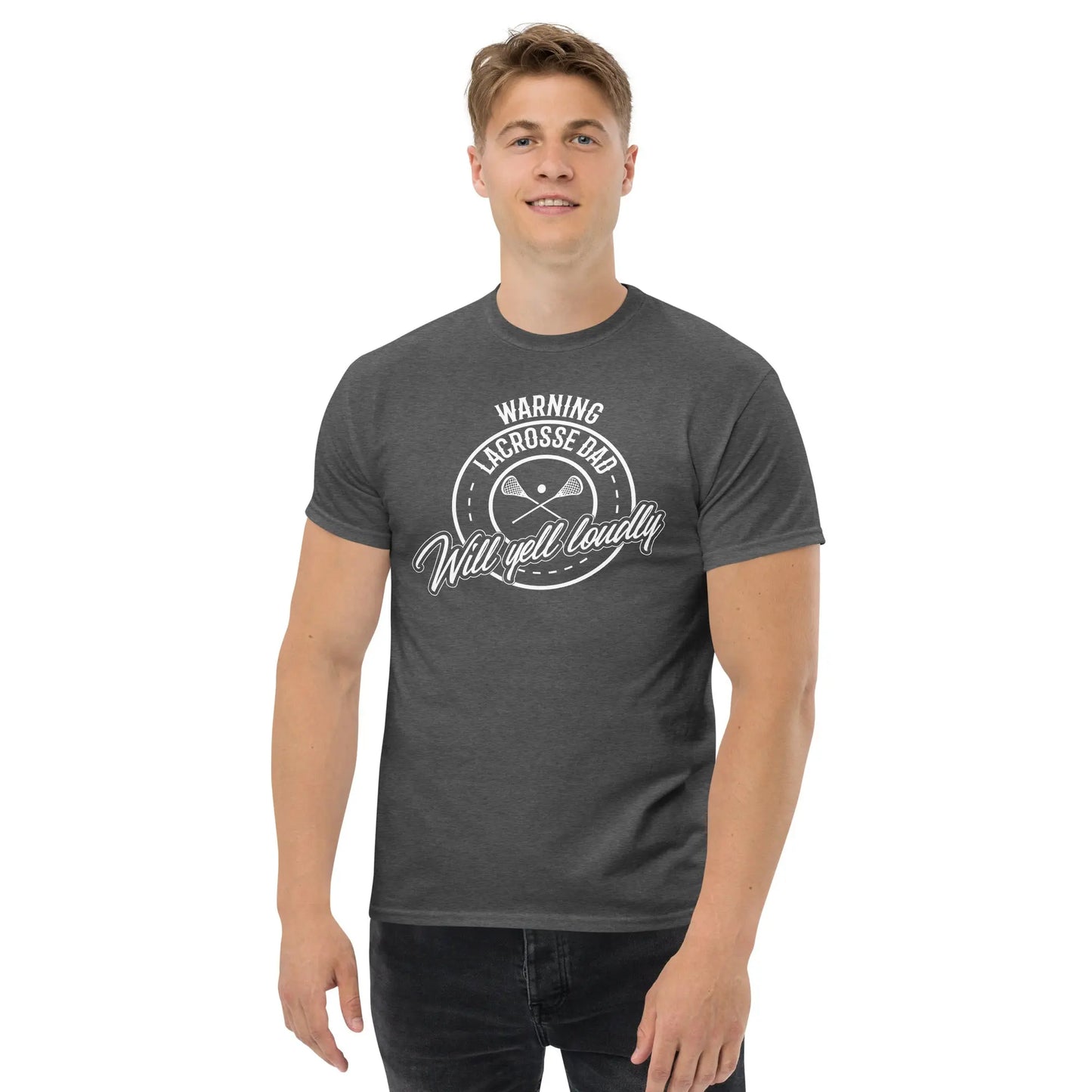 Warning Lax Dad Men's classic tee Coast 2 Coast Lax USA