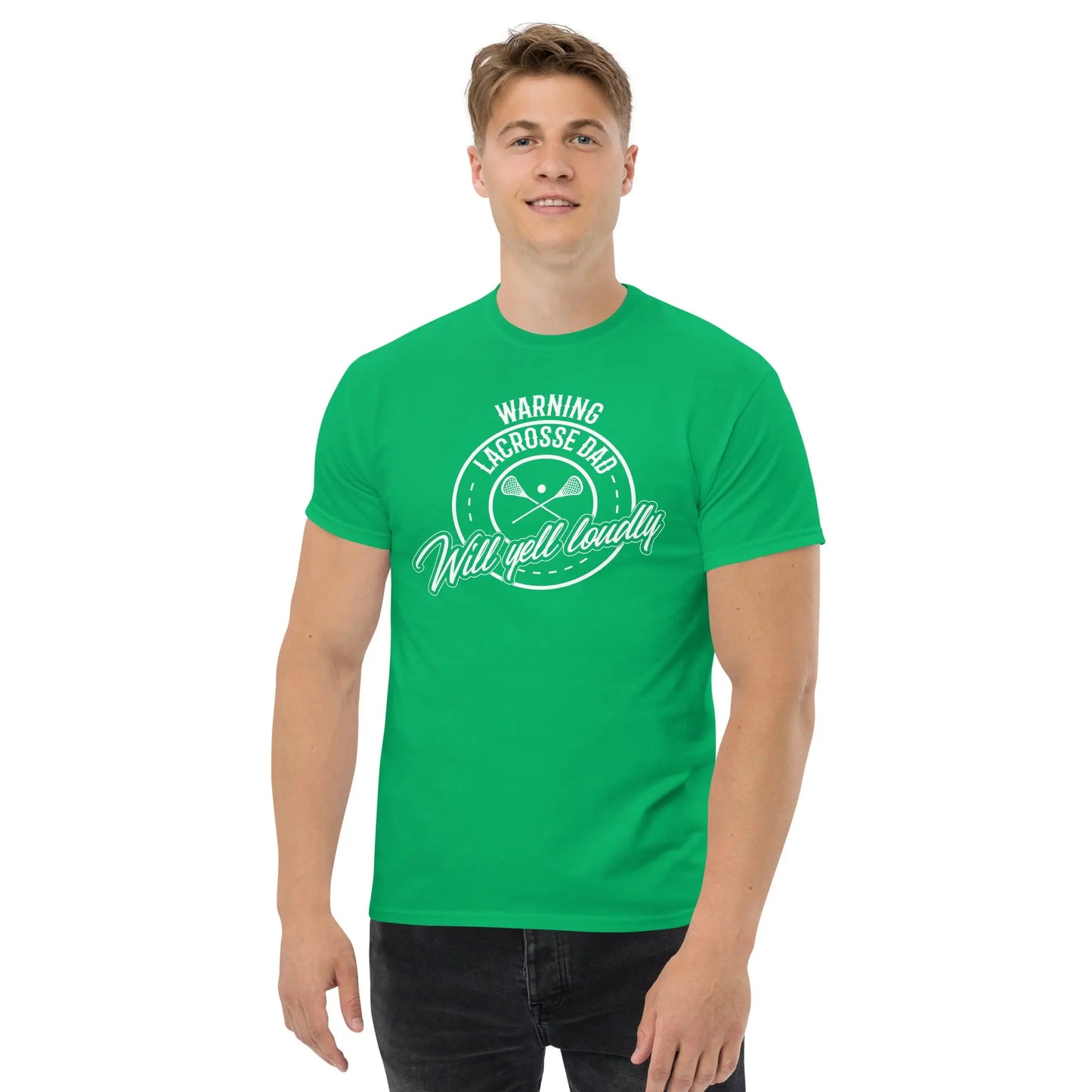 Warning Lax Dad Men's classic tee Coast 2 Coast Lax USA