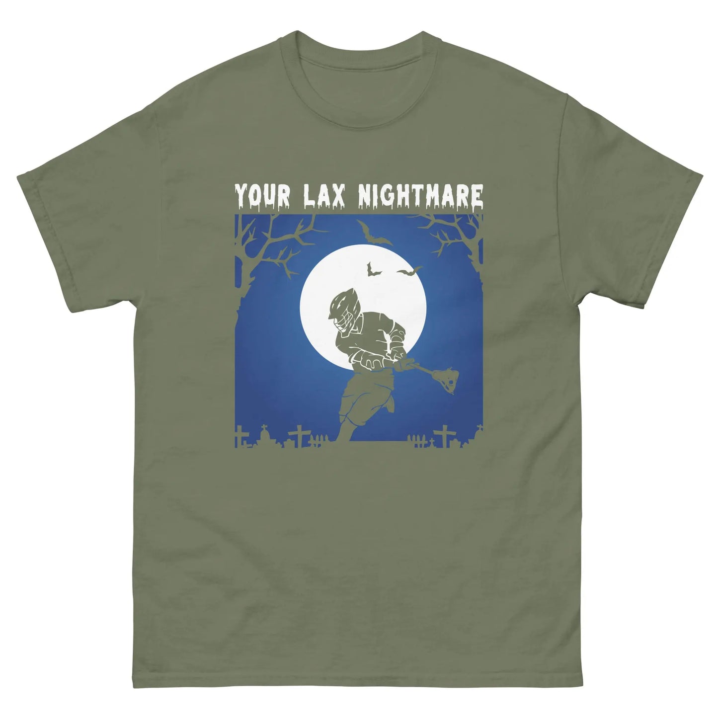 Halloween Lacrosse Nightmare Men's classic tee Coast 2 Coast Lax USA