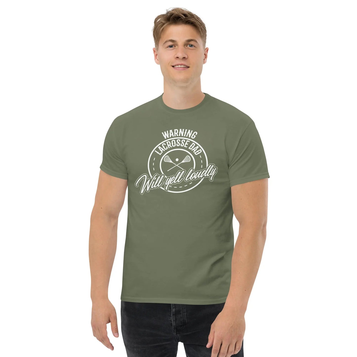 Warning Lax Dad Men's classic tee Coast 2 Coast Lax USA