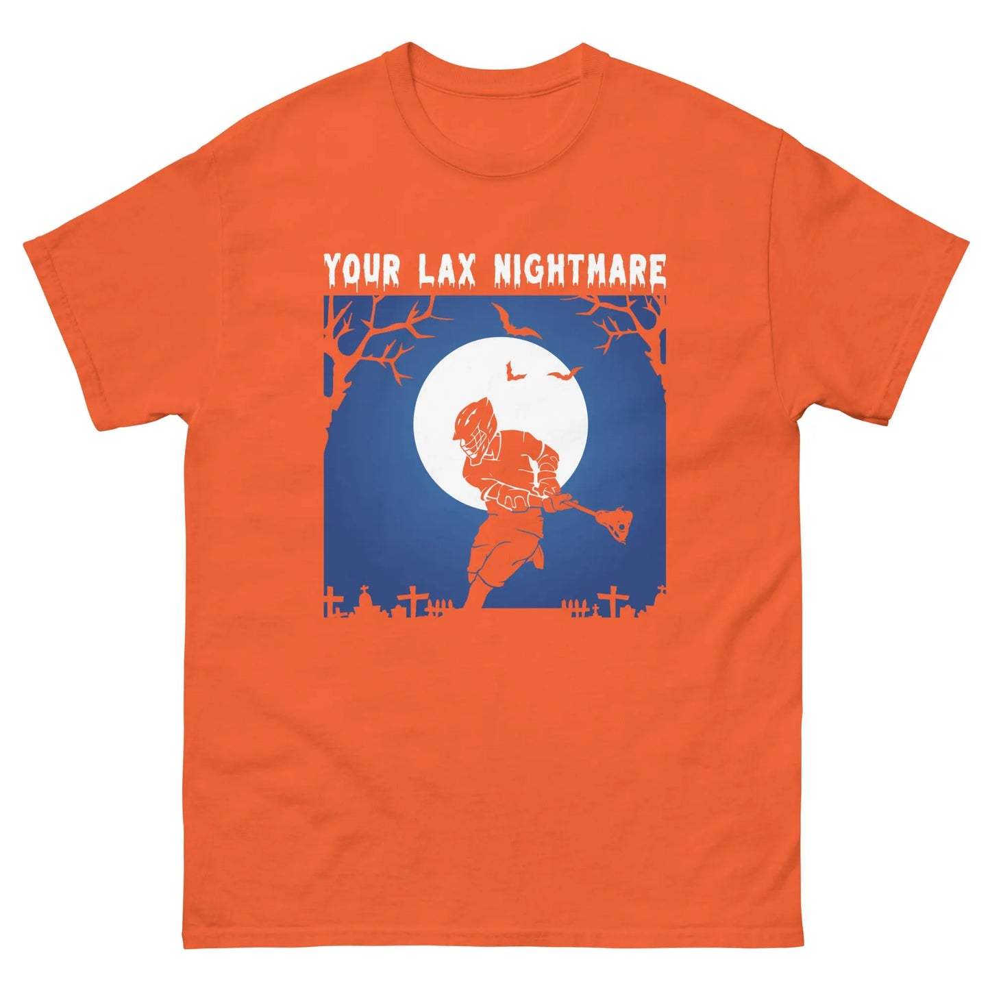 Halloween Lacrosse Nightmare Men's classic tee Coast 2 Coast Lax USA