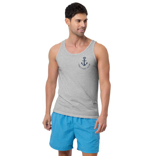 Men's Lacrosse Anchor Tank Top Coast 2 Coast Lax USA