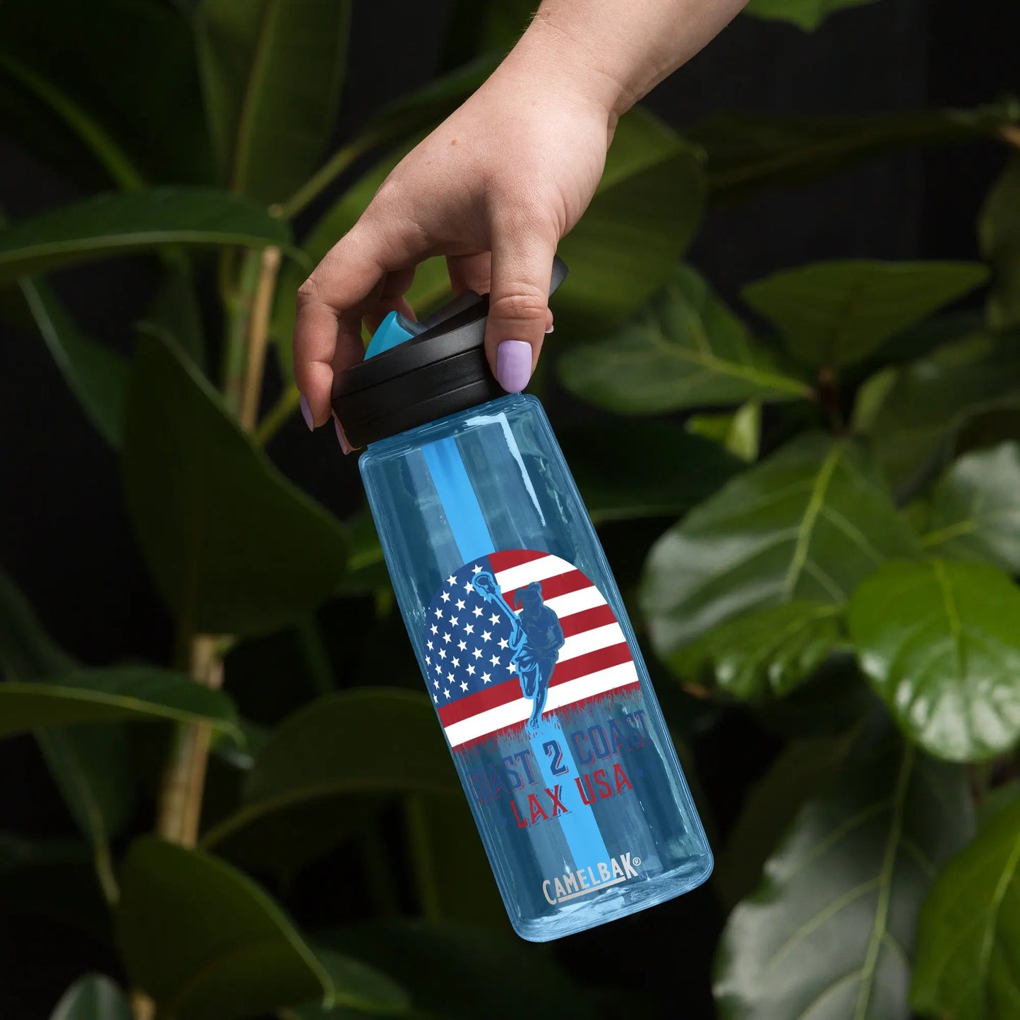 Sports water bottle Coast 2 Coast Lax USA