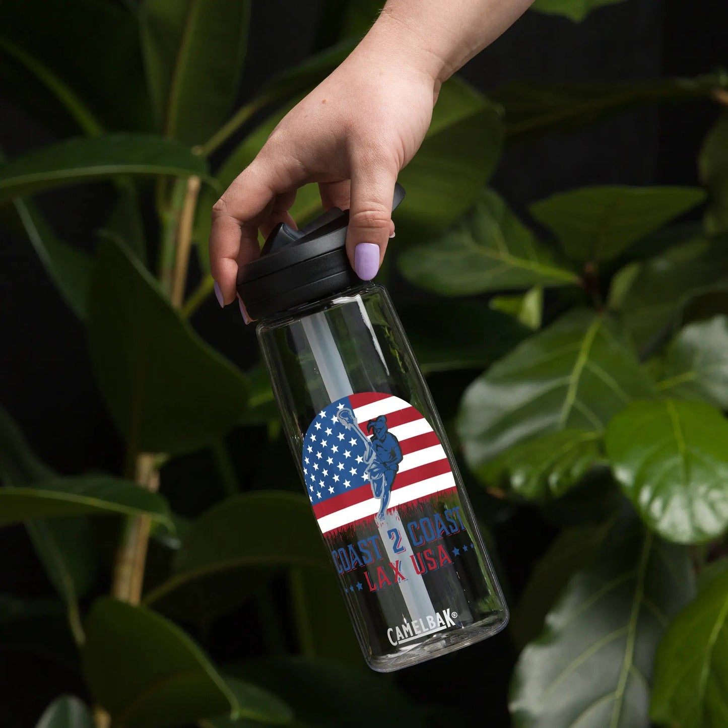 Sports water bottle Coast 2 Coast Lax USA