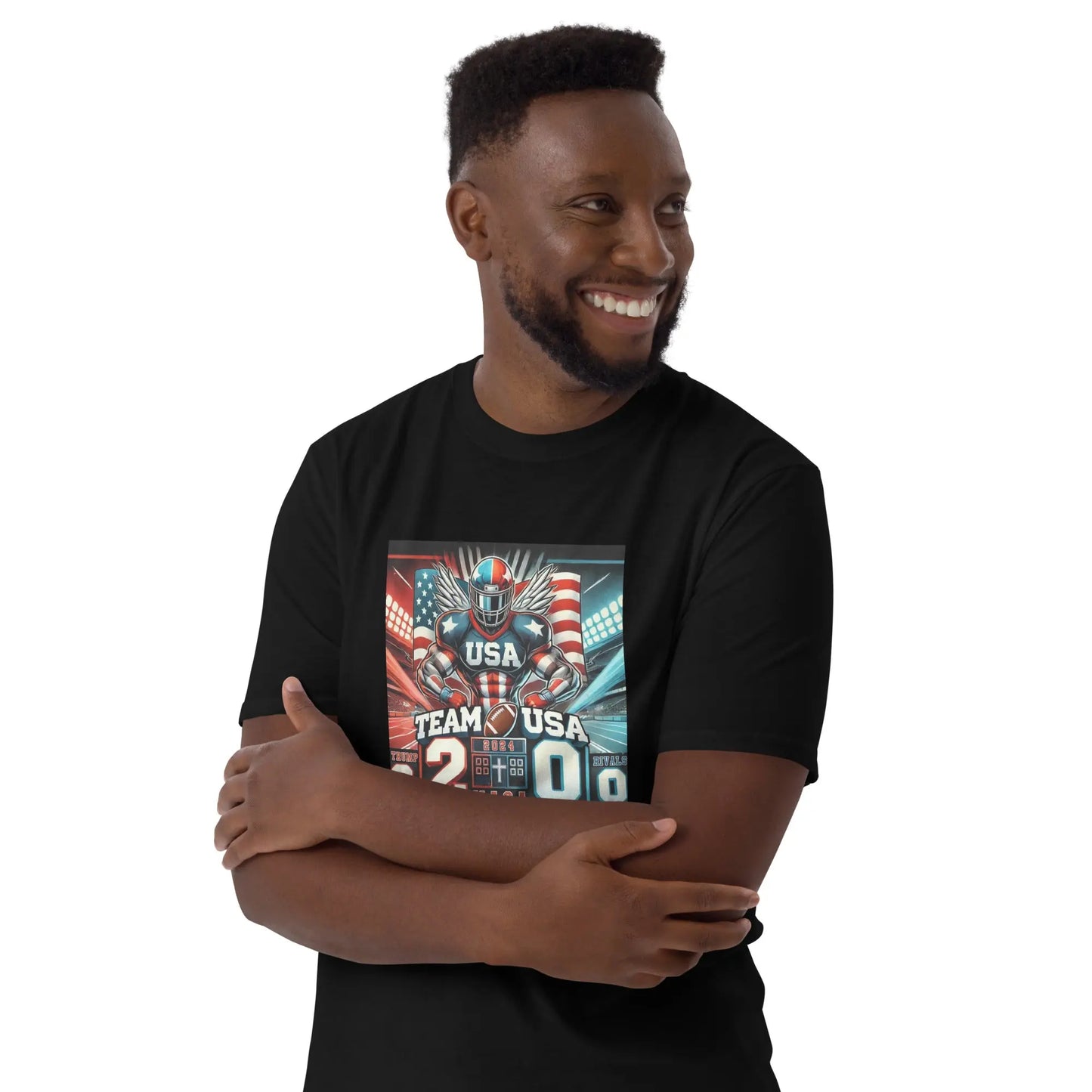 Trump Football Unisex T-Shirt Coast 2 Coast Lax USA
