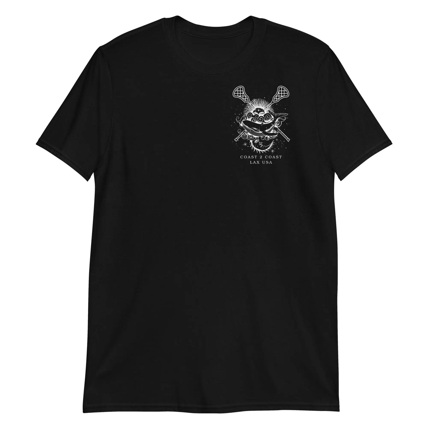Coastal Lax Vibes Short-Sleeve Unisex T-Shirt Coast 2 Coast Lax USA
