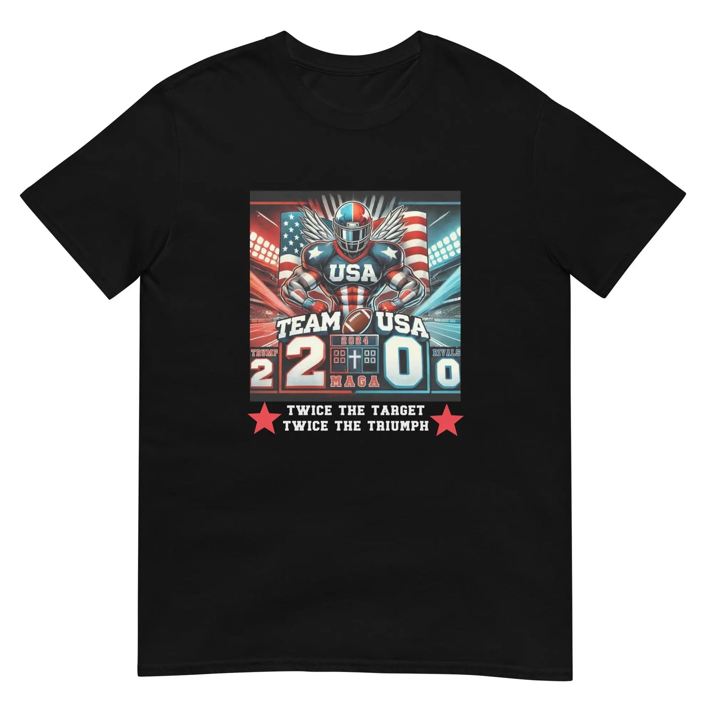 Trump Football Unisex T-Shirt Coast 2 Coast Lax USA