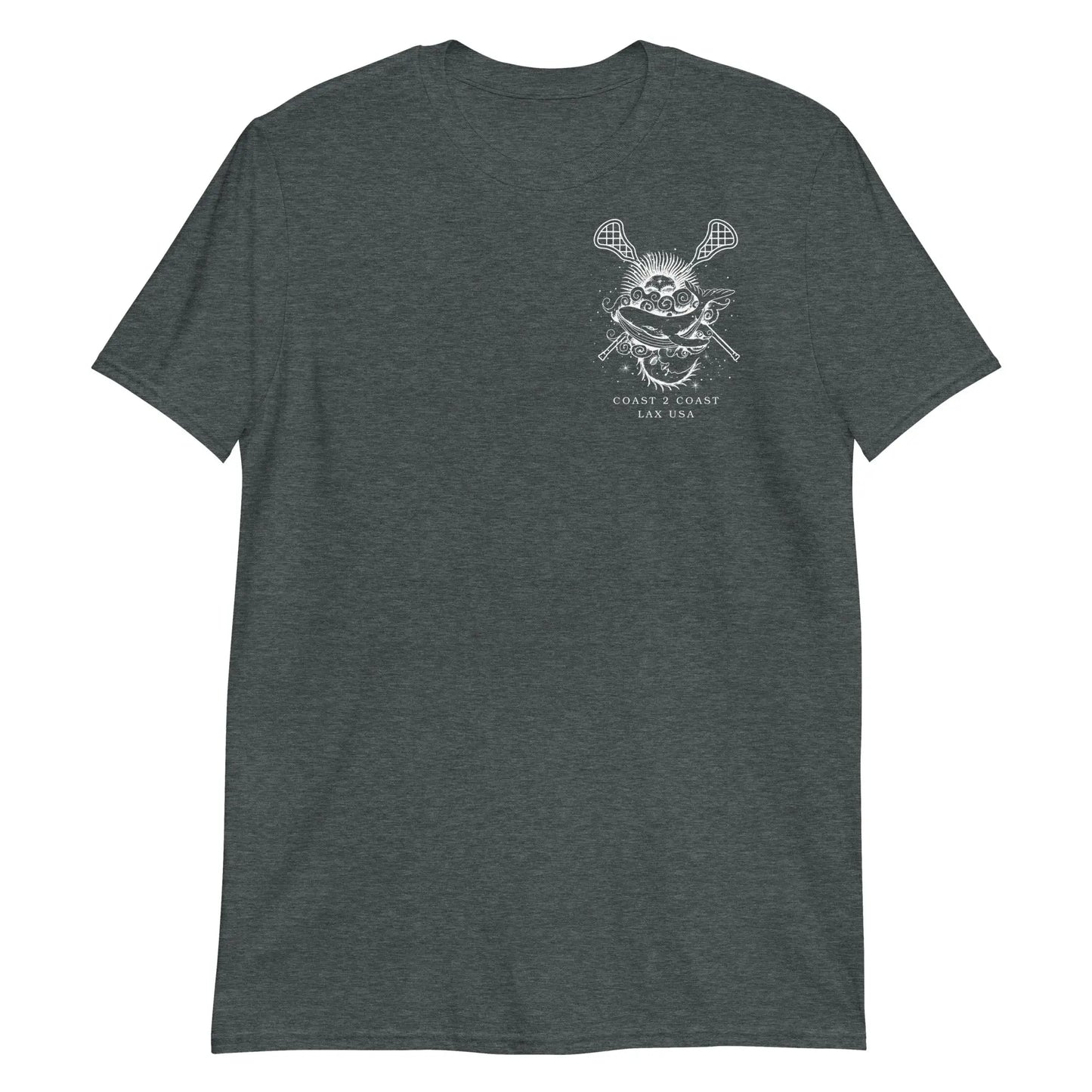 Coastal Lax Vibes Short-Sleeve Unisex T-Shirt Coast 2 Coast Lax USA